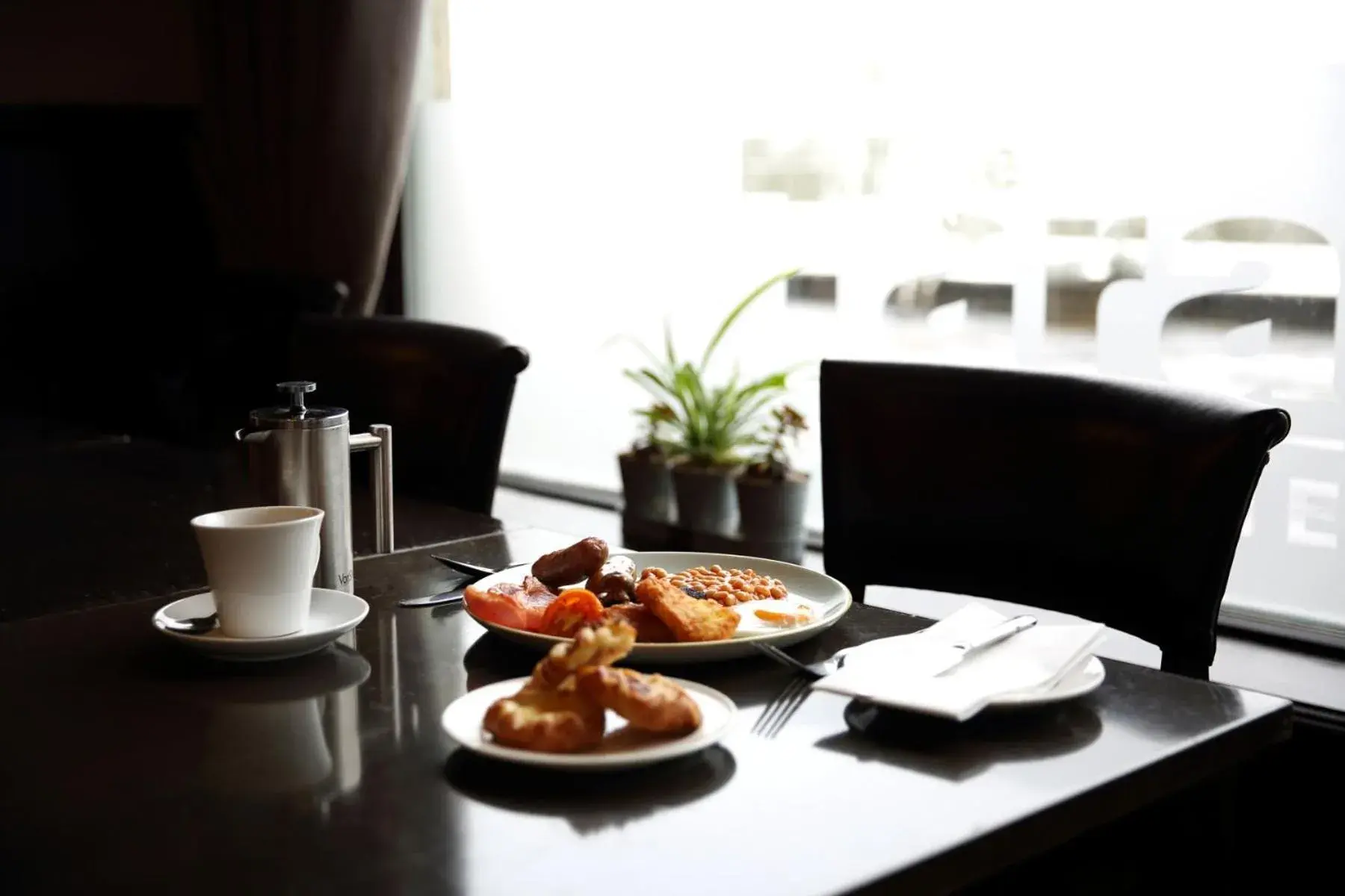 Continental breakfast in Hatton Court Hotel