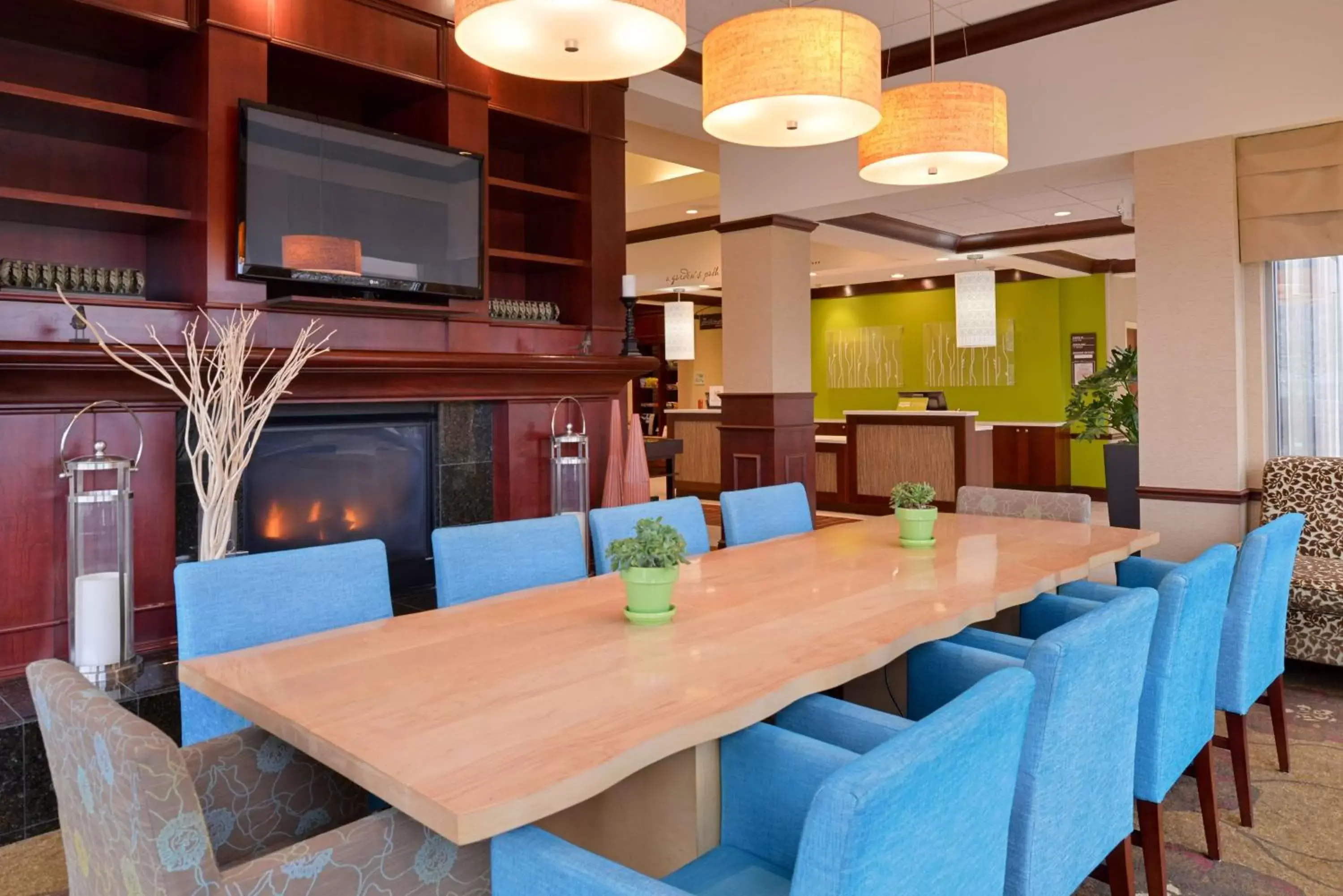 Lobby or reception, Dining Area in Hilton Garden Inn Columbus/Polaris