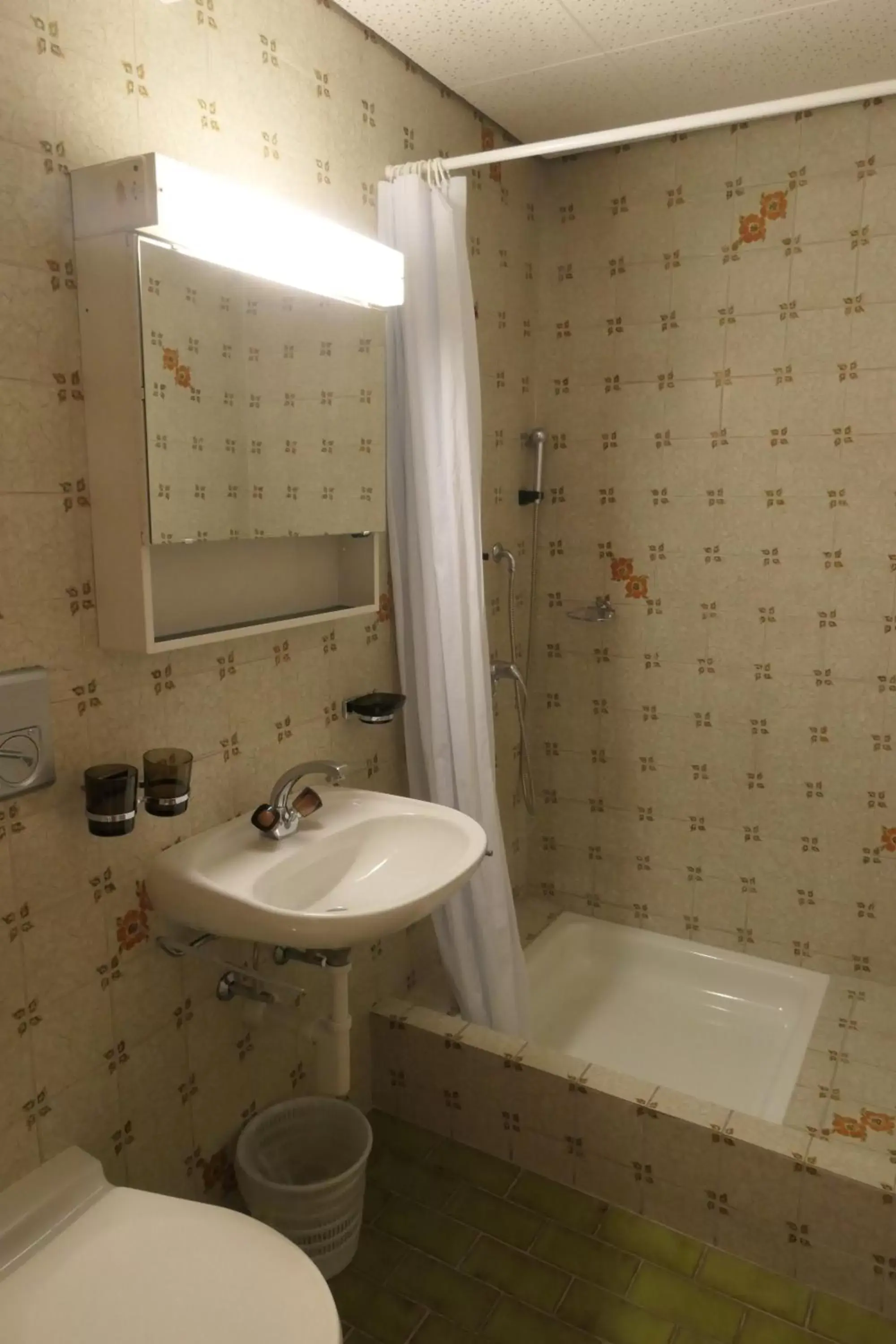 Shower, Bathroom in Hotel Franziskaner