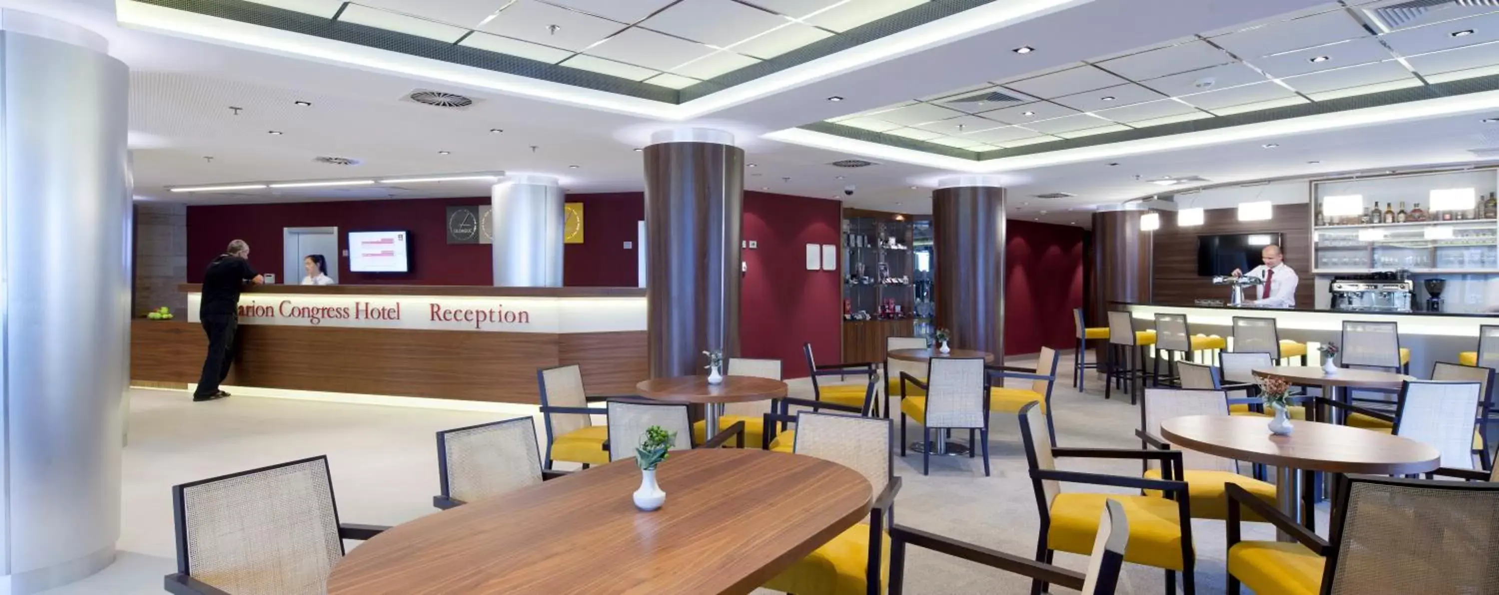 Lobby or reception, Restaurant/Places to Eat in Clarion Congress Hotel Olomouc