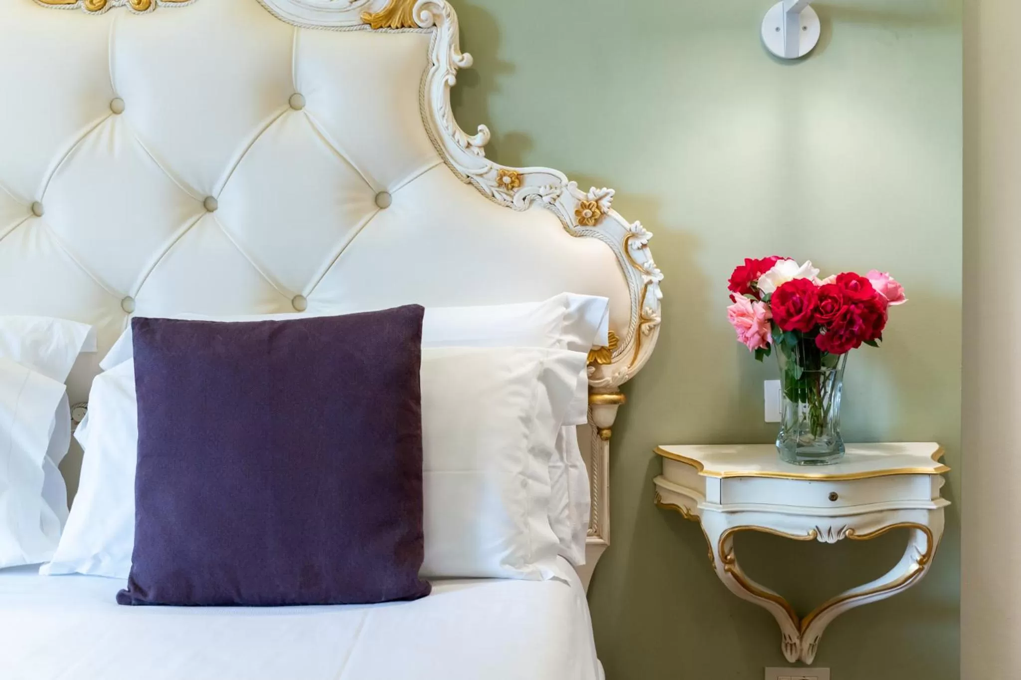 Bed in Art Hotel Villa Agape - Place of Charme