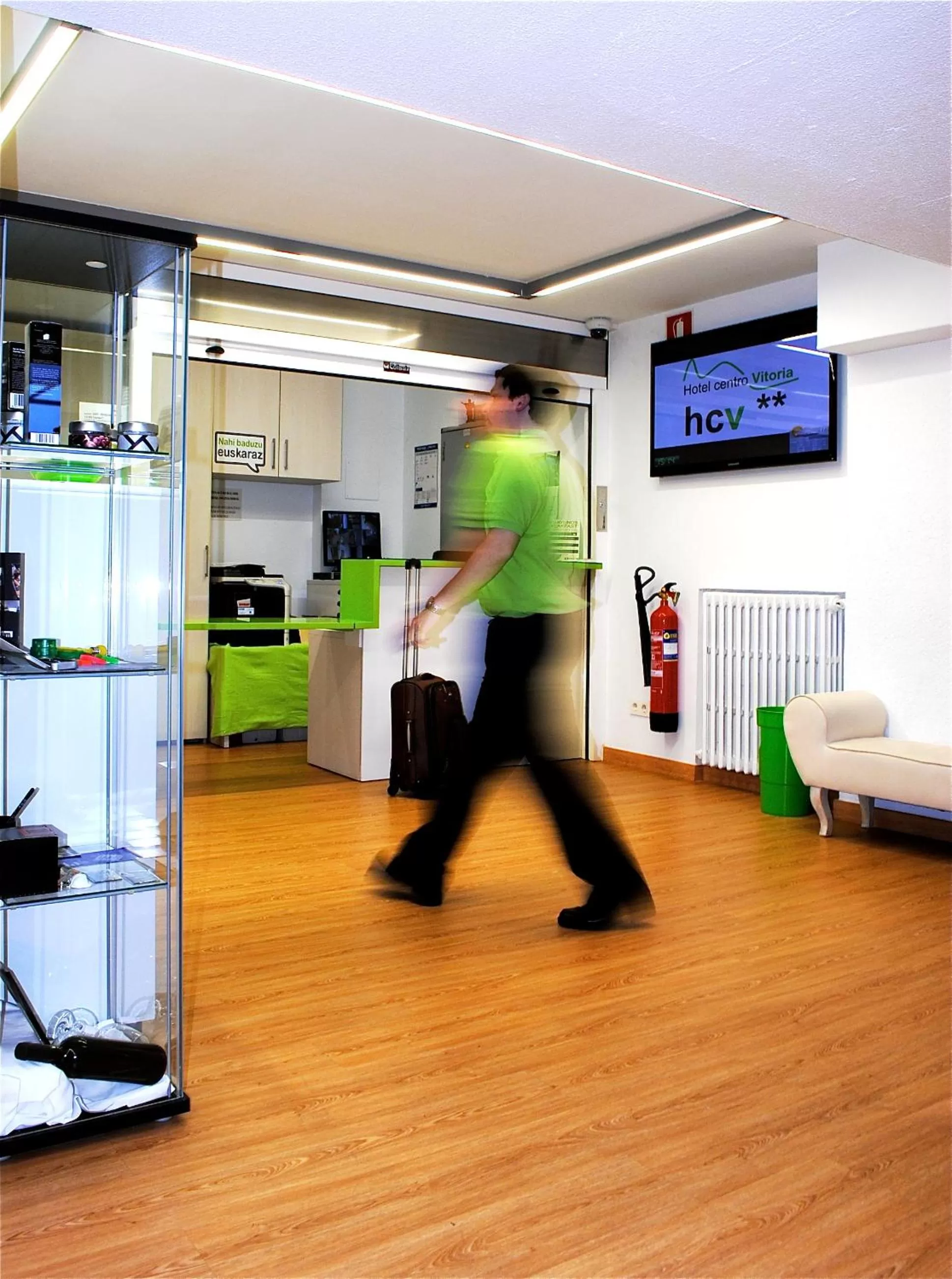 Lobby or reception in Hotel Centro Vitoria AutoCheckIn