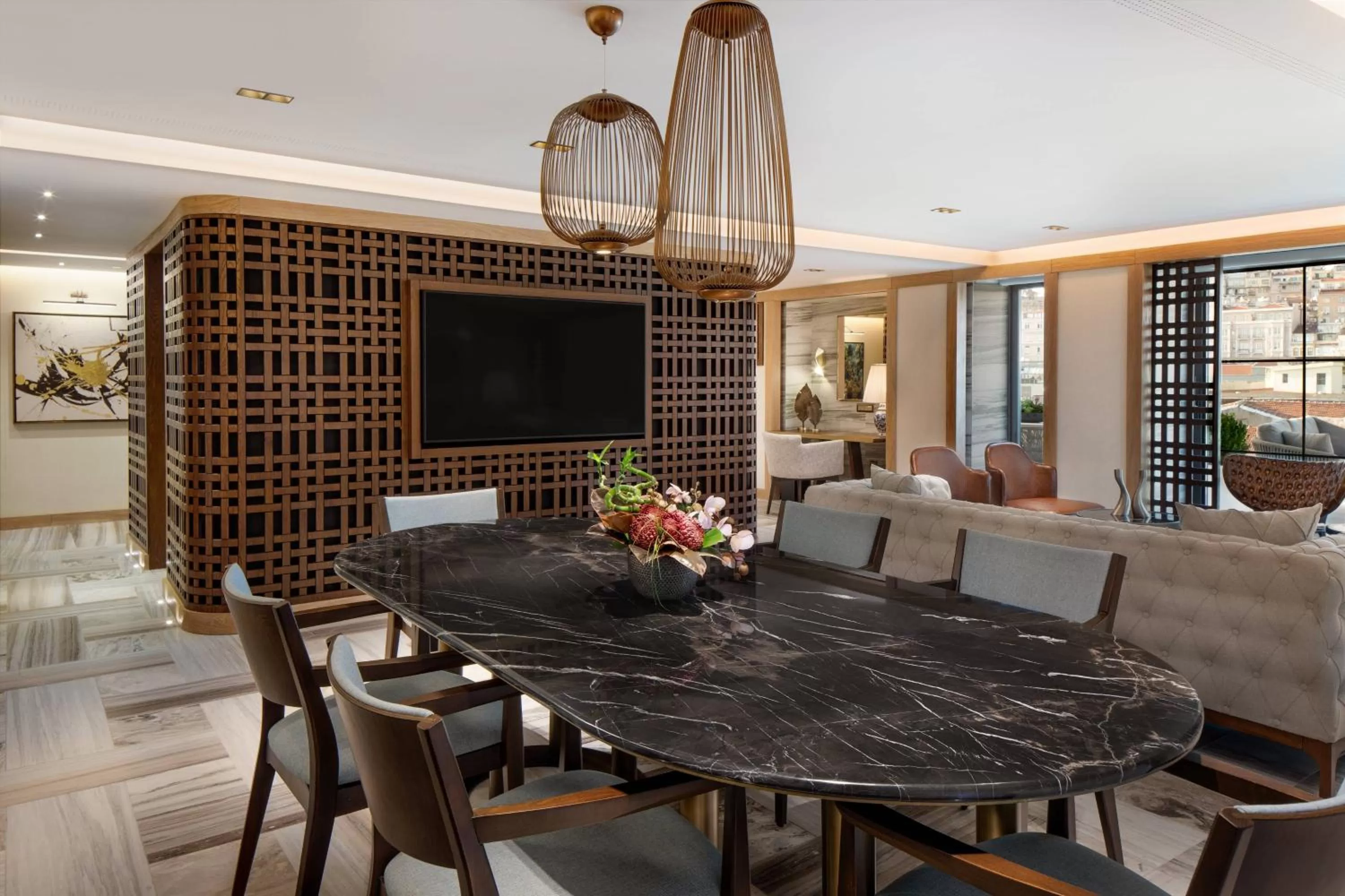 Photo of the whole room in JW Marriott Istanbul Bosphorus