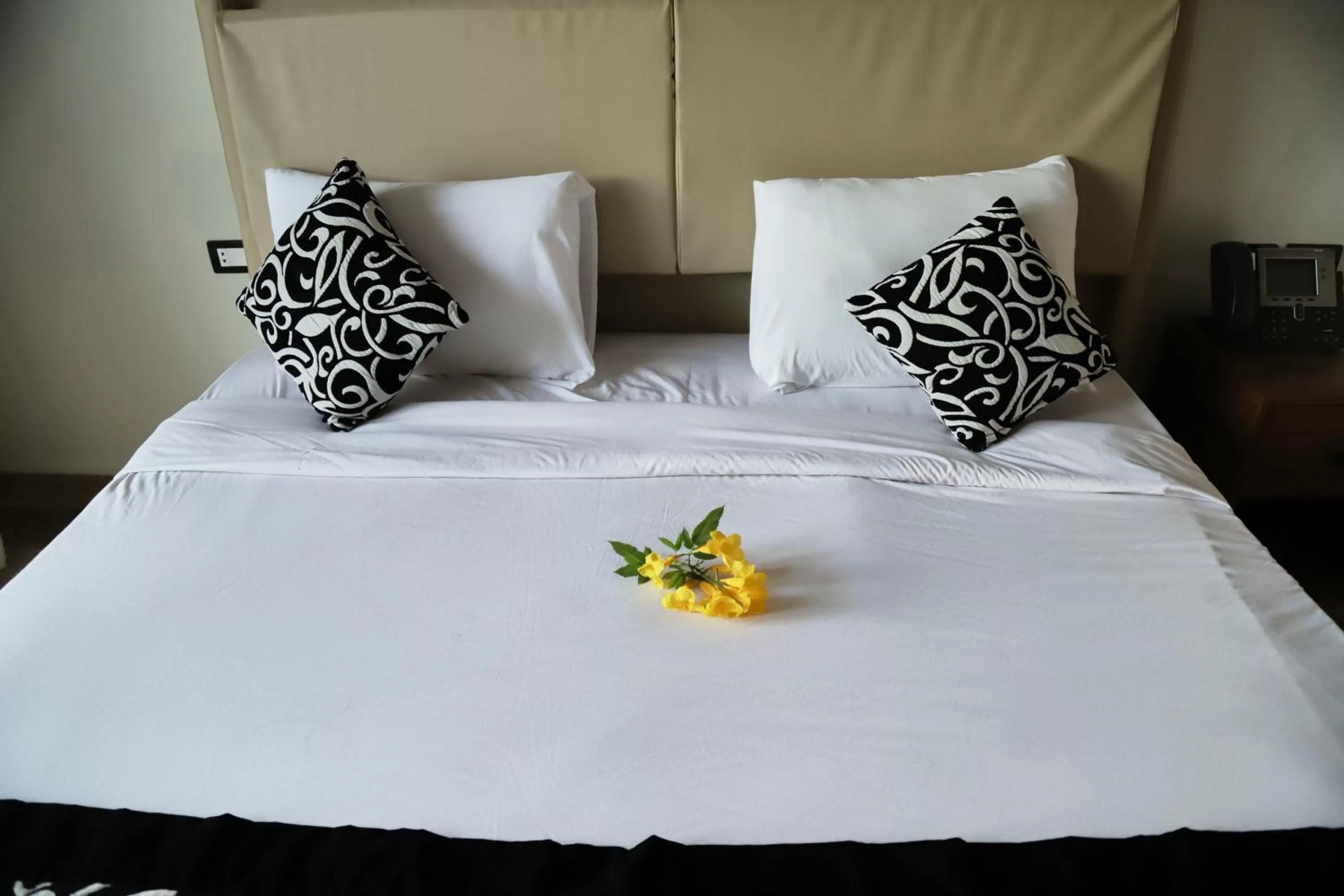 Bed in Panorama Bungalows Resort El Gouna