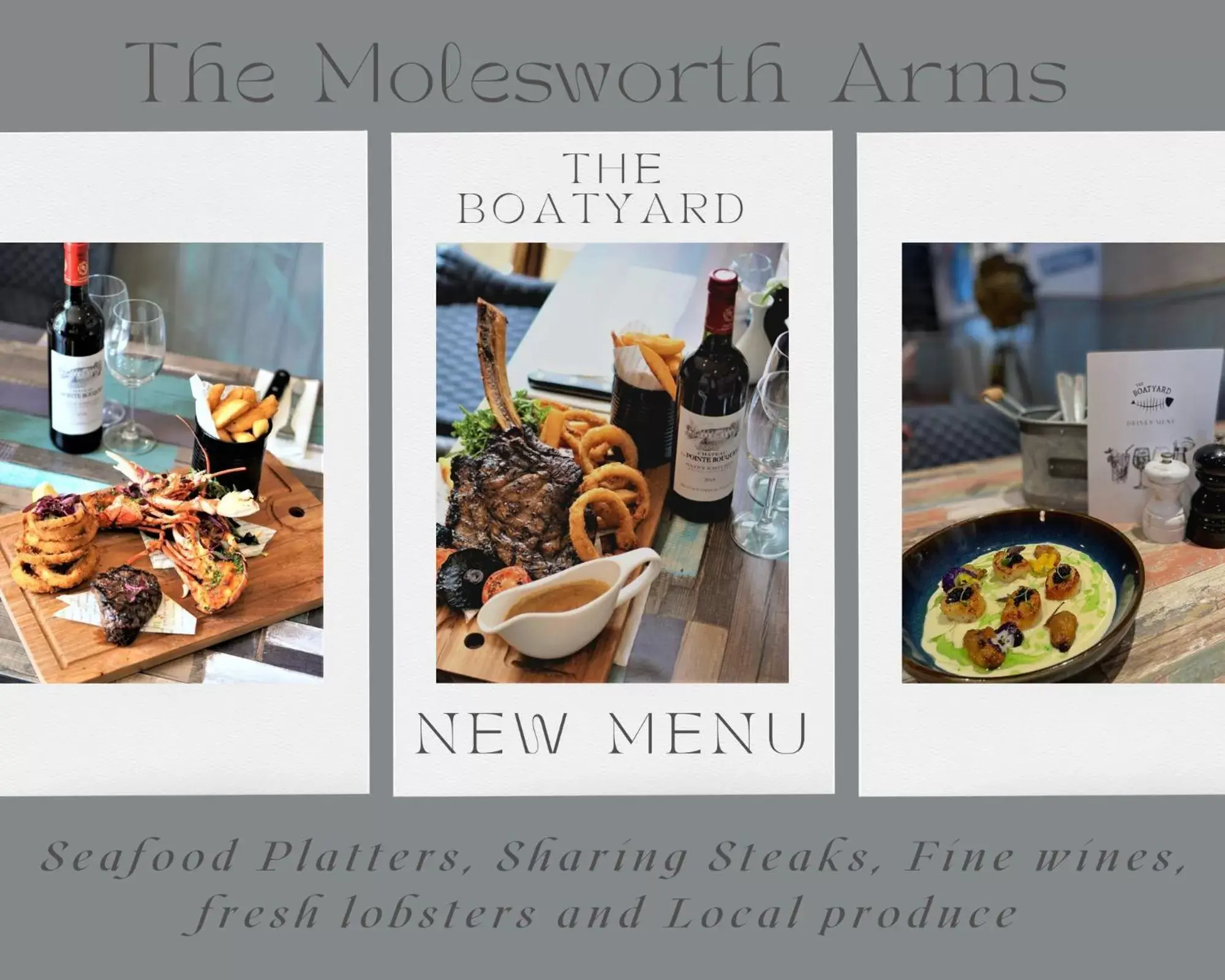 Restaurant/places to eat in Molesworth Arms