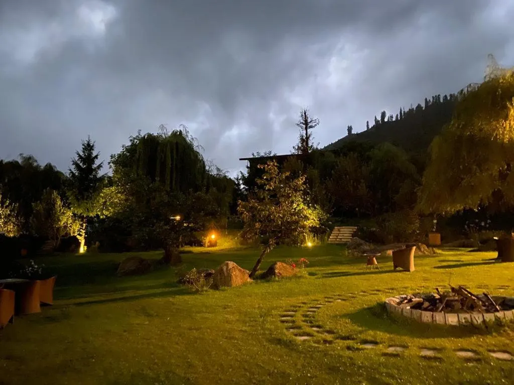 Garden view in Solang Valley Resort
