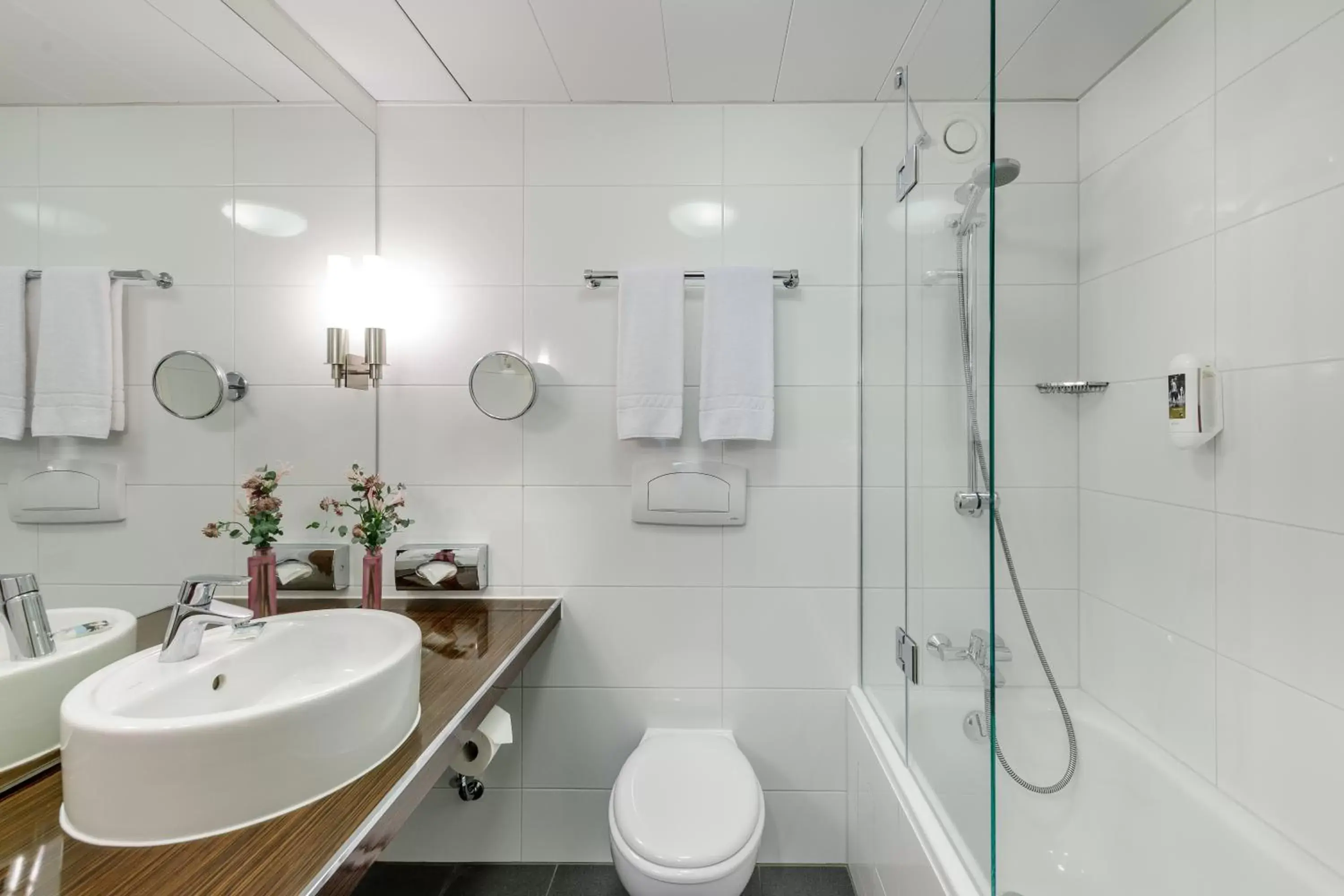 Shower, Bathroom in Mercure Hotel Wiesbaden City