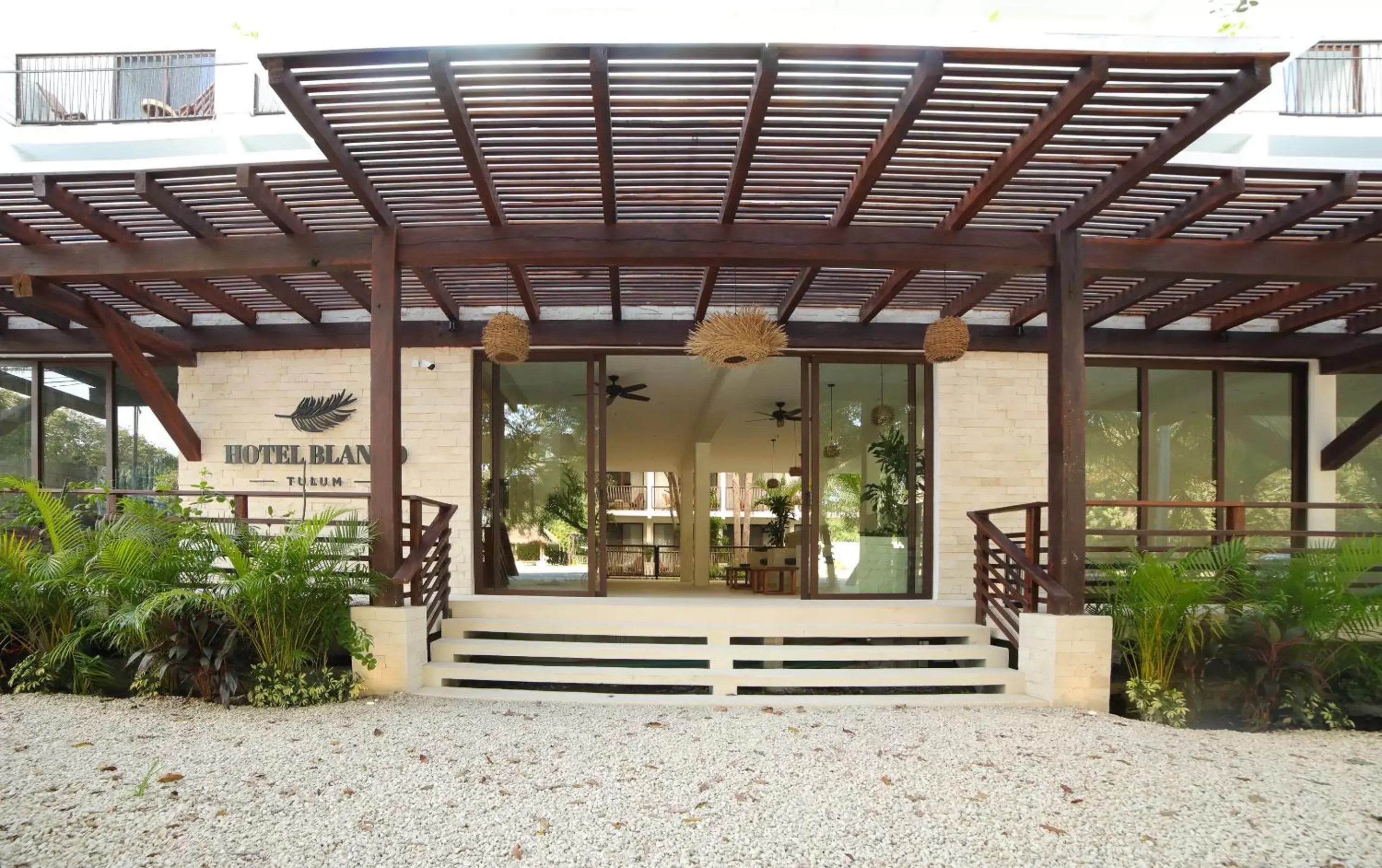 Facade/entrance in Hotel Blanco Tulum