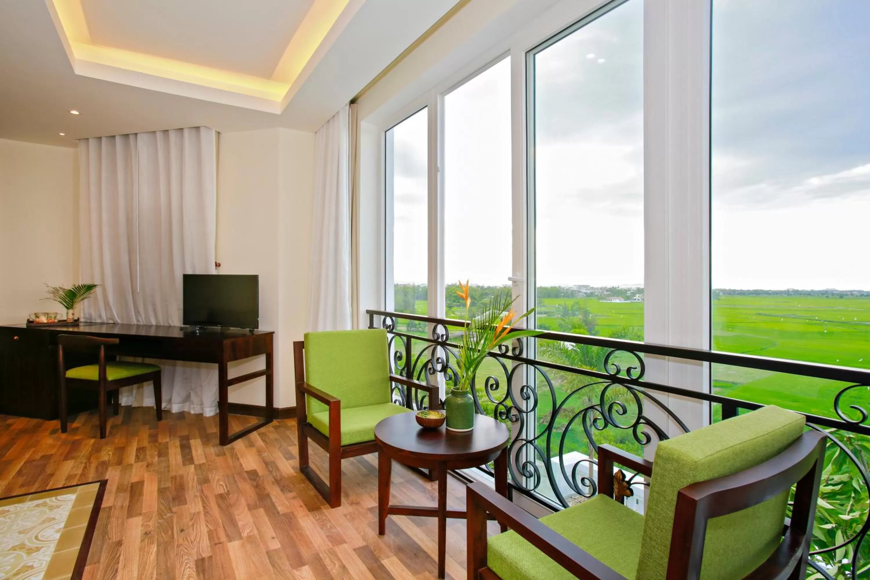 Seating area in Lasenta Boutique Hotel Hoian