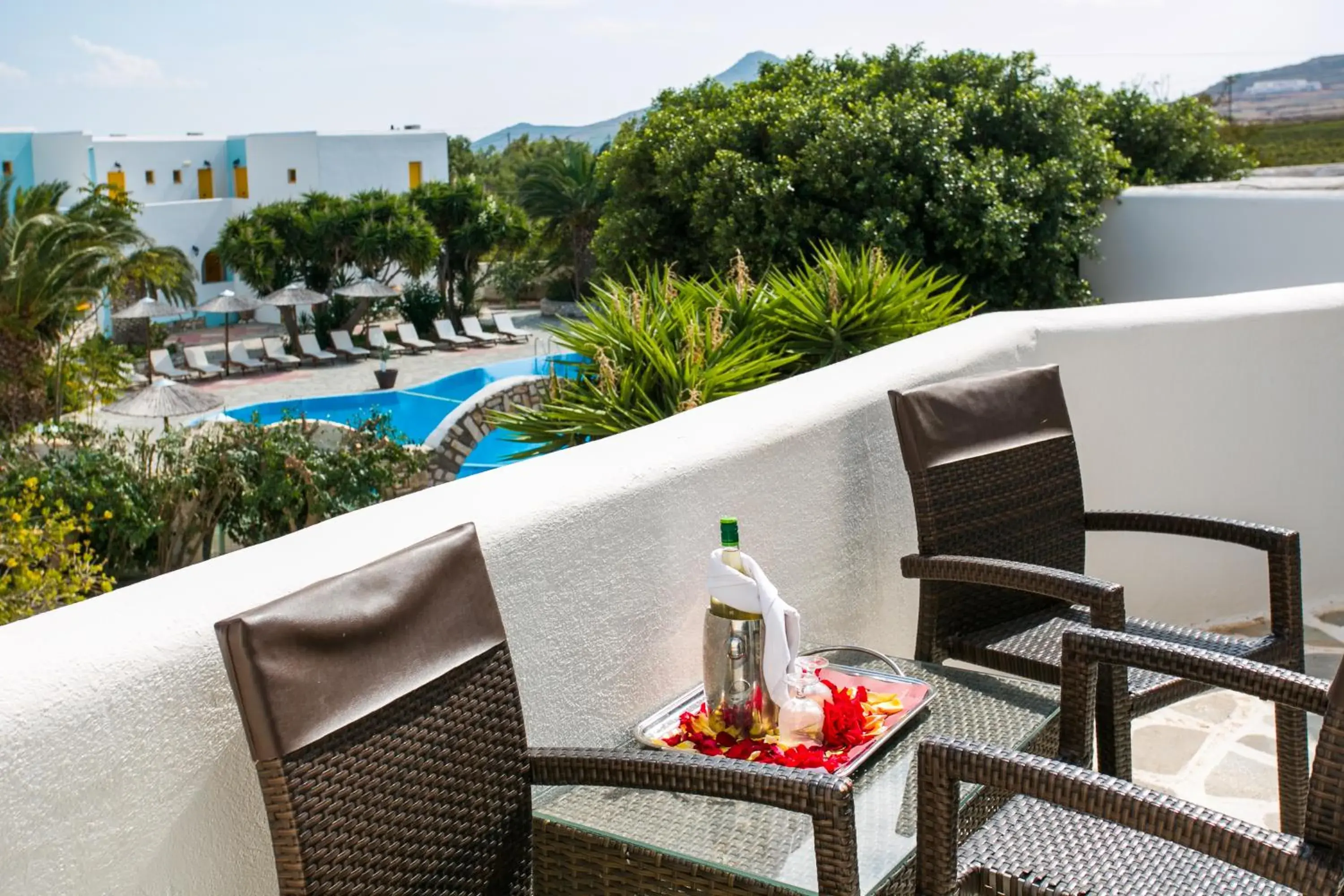 Balcony/Terrace in Asteras Paradise Hotel