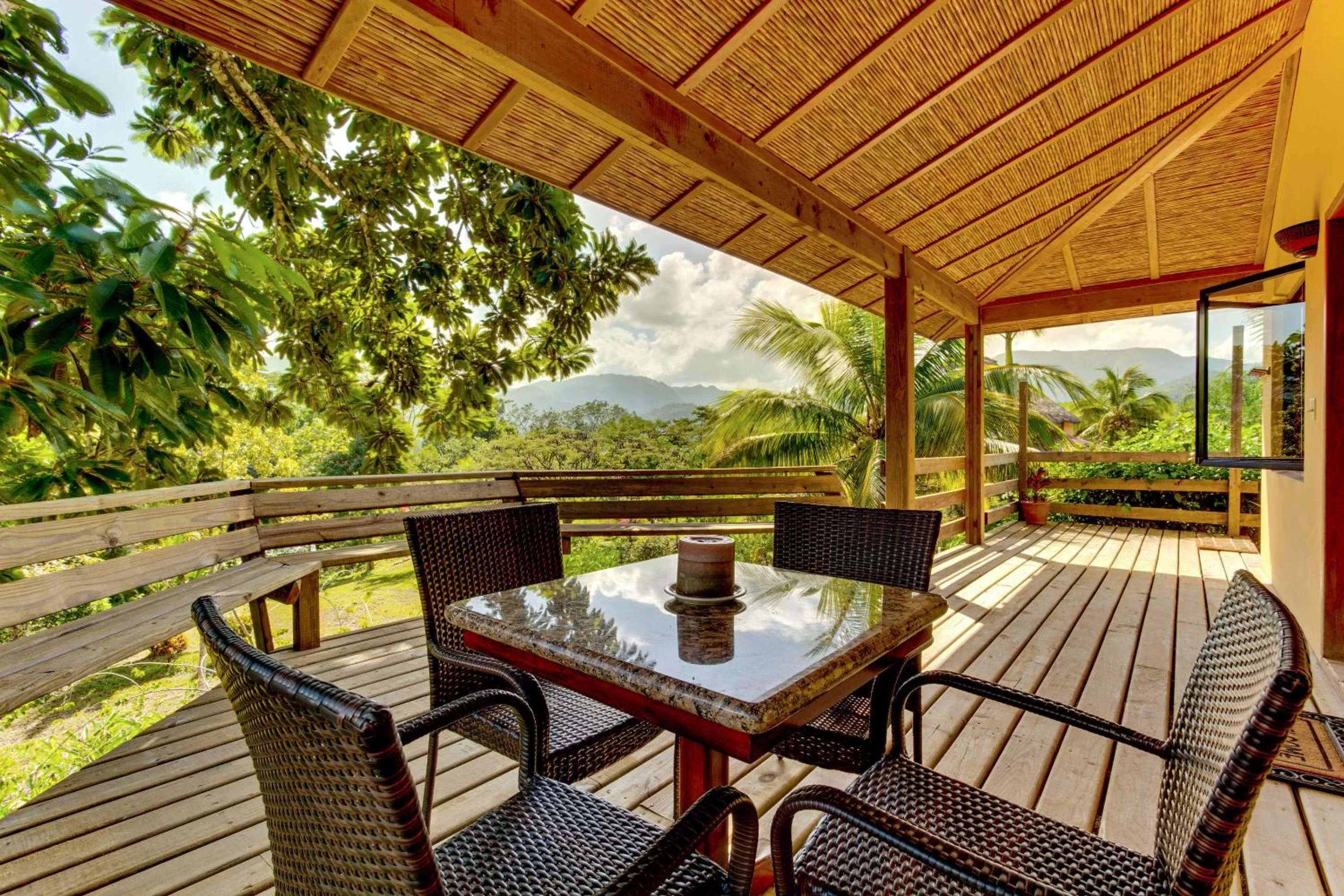 Natural landscape in Sleeping Giant Rainforest Lodge
