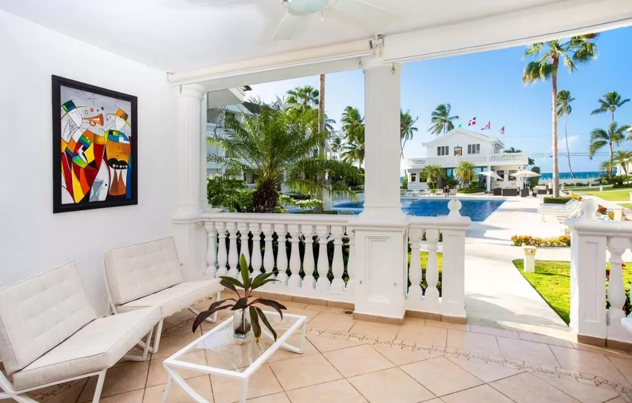 Balcony/Terrace in Albachiara Hotel - Las Terrenas