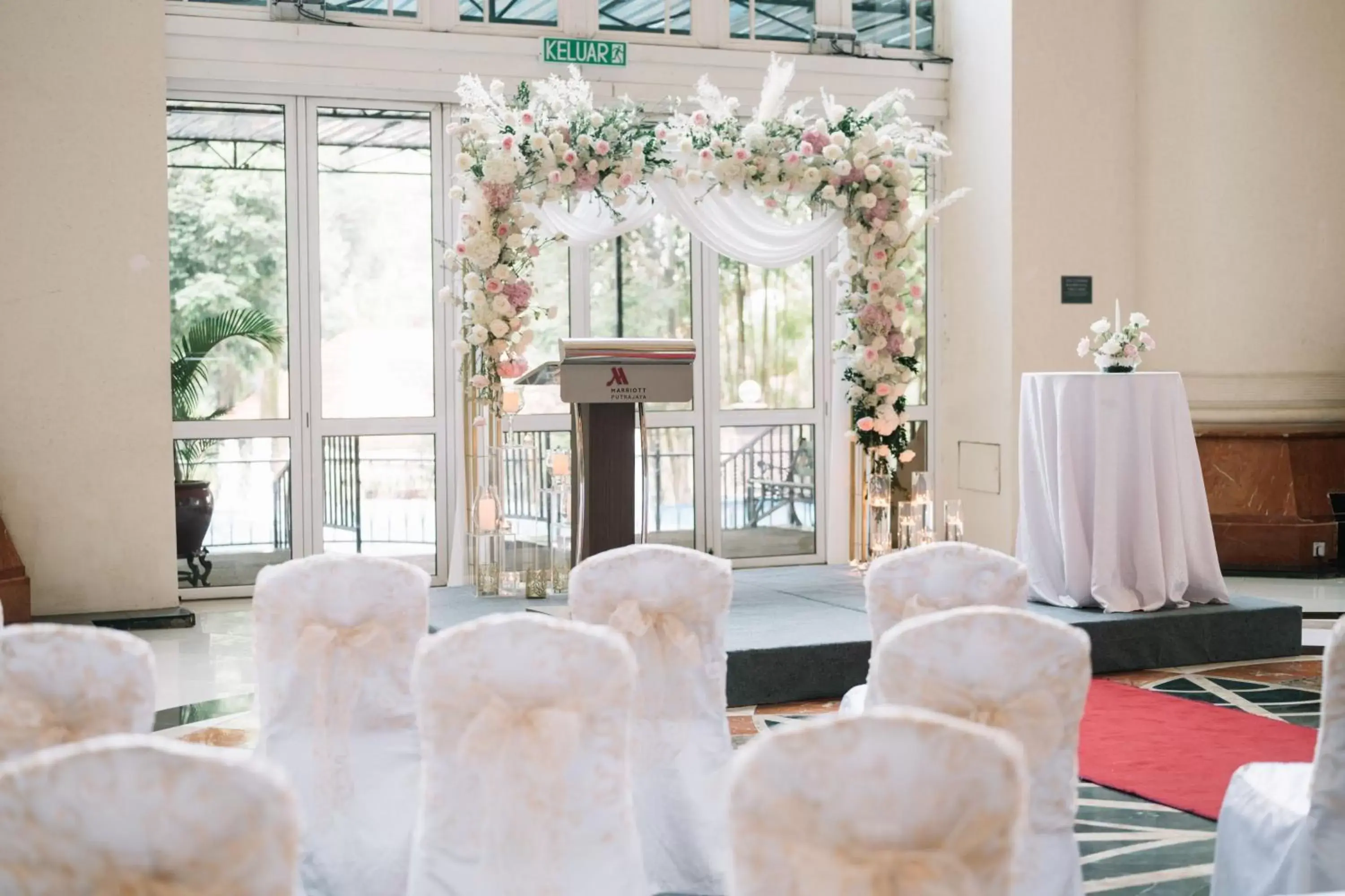 Lobby or reception, Banquet Facilities in Putrajaya Marriott Hotel