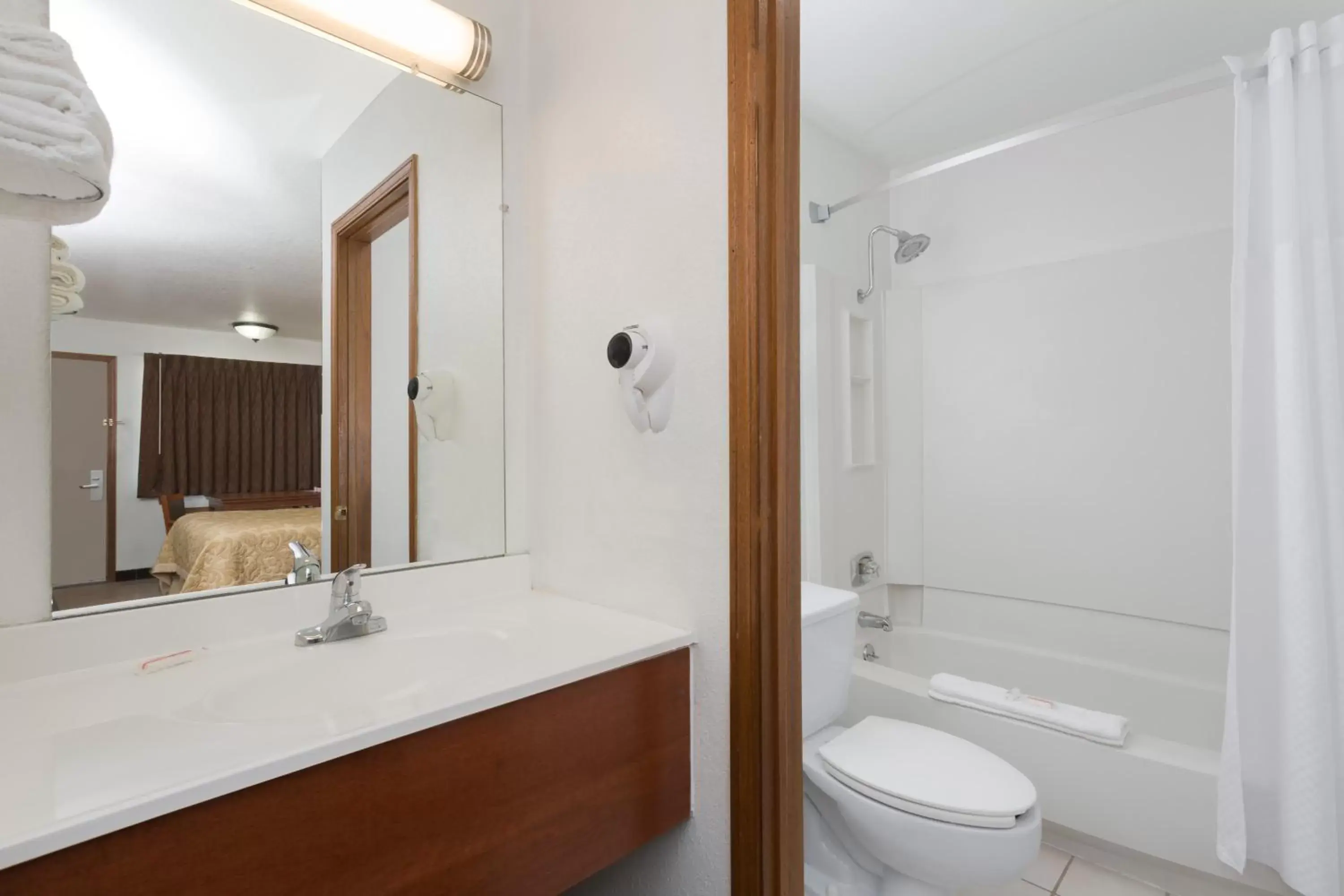 Bathroom in Super 8 by Wyndham Goodland