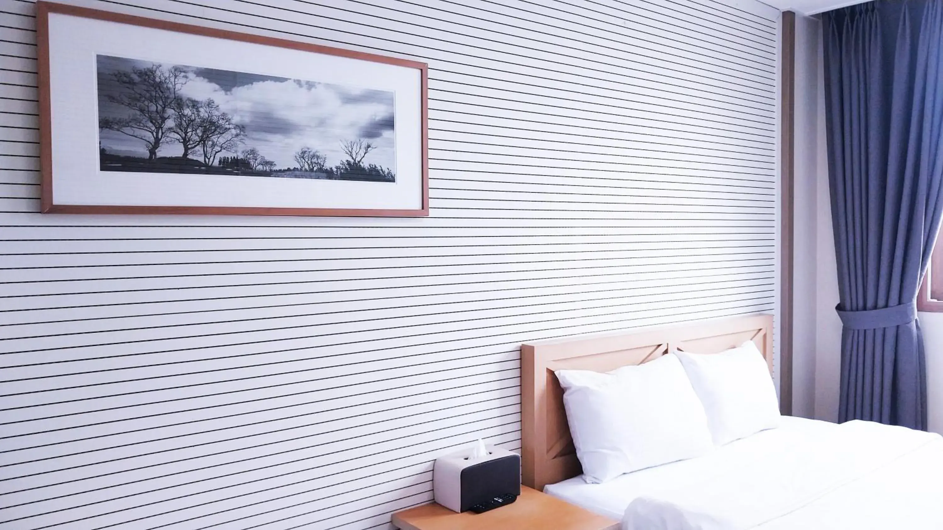 Bed in Golden Park Hotel Jeju