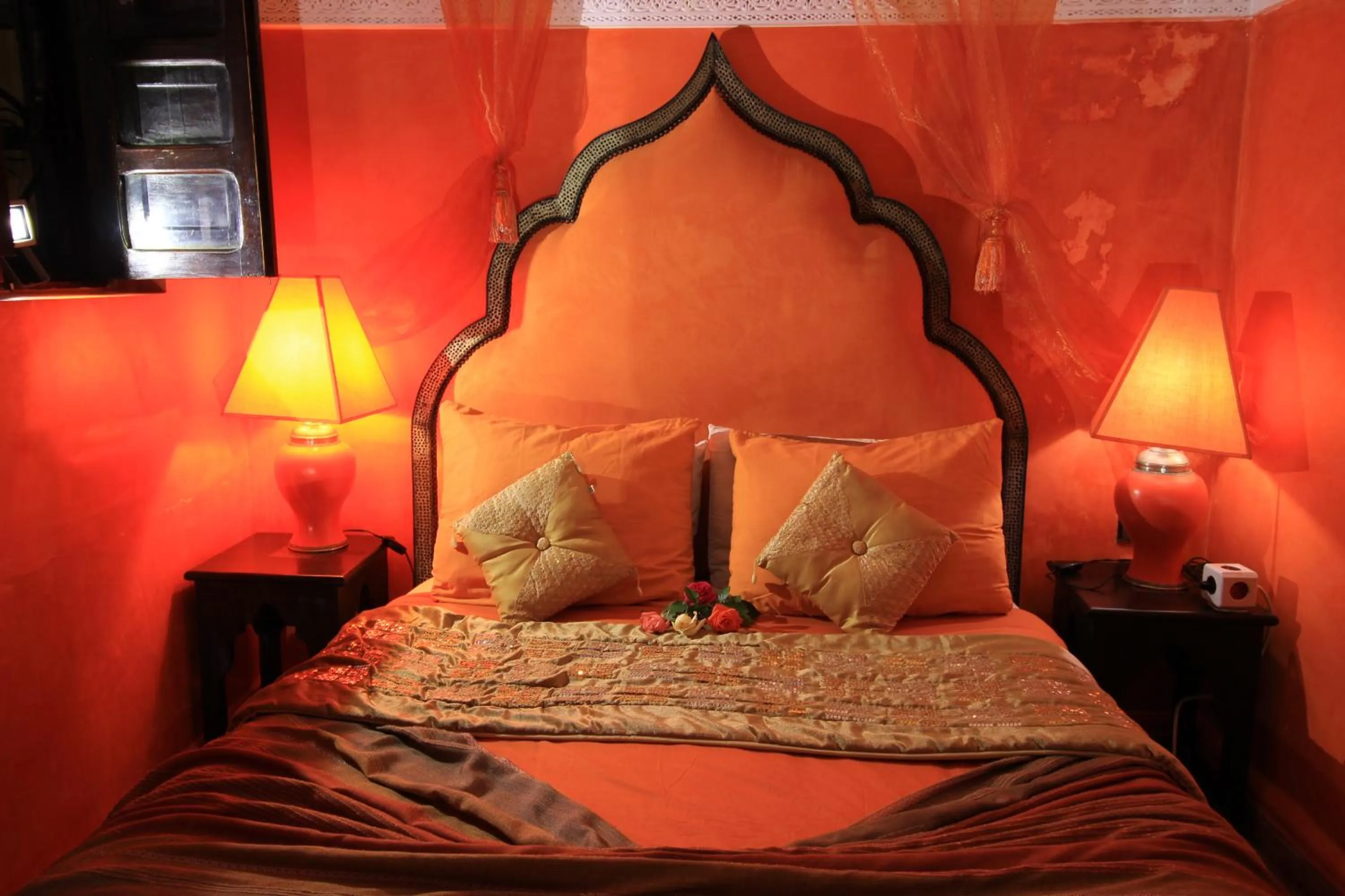 Bedroom, Bed in Riad Eloise