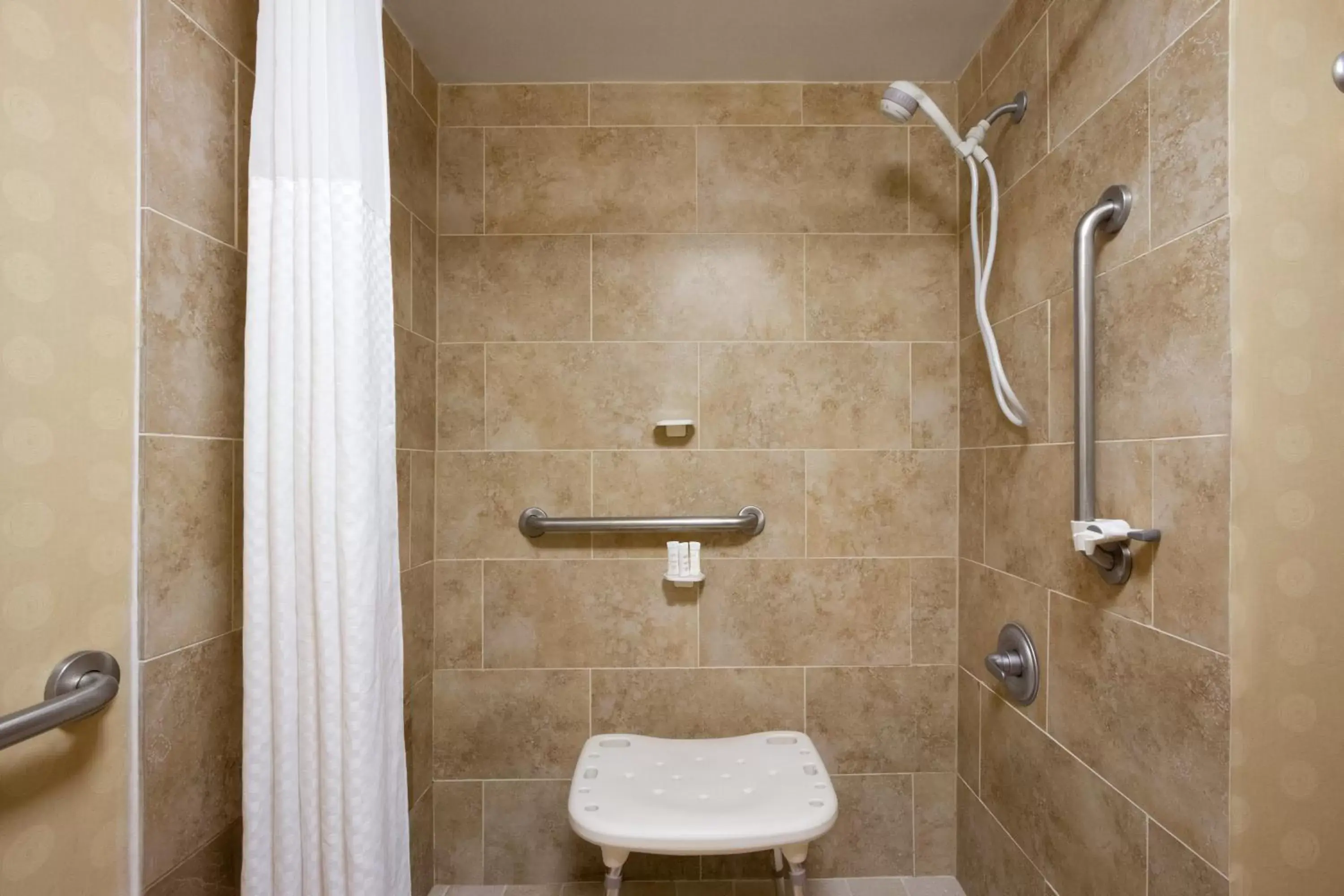 Shower, Bathroom in Super 8 by Wyndham Calhoun