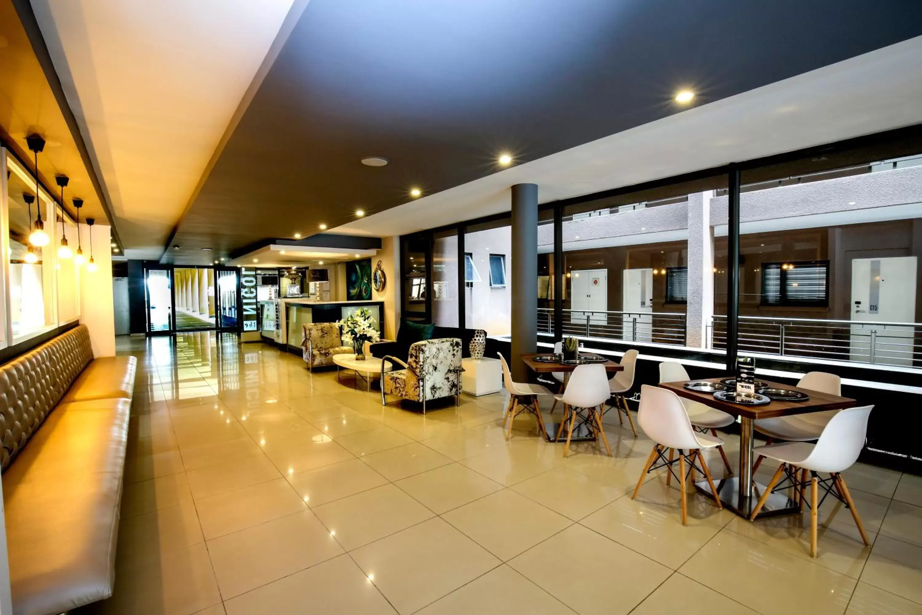 Lobby or reception in The Nicol Hotel and Apartments