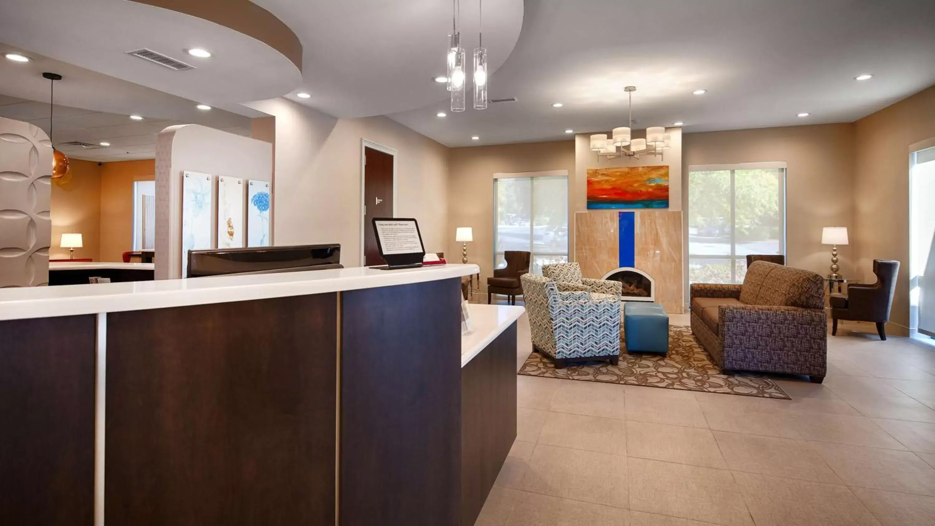 Lobby or reception in Best Western Plus Roswell/Alpharetta Lobby or reception in Best Western Plus Roswell/Alpharetta