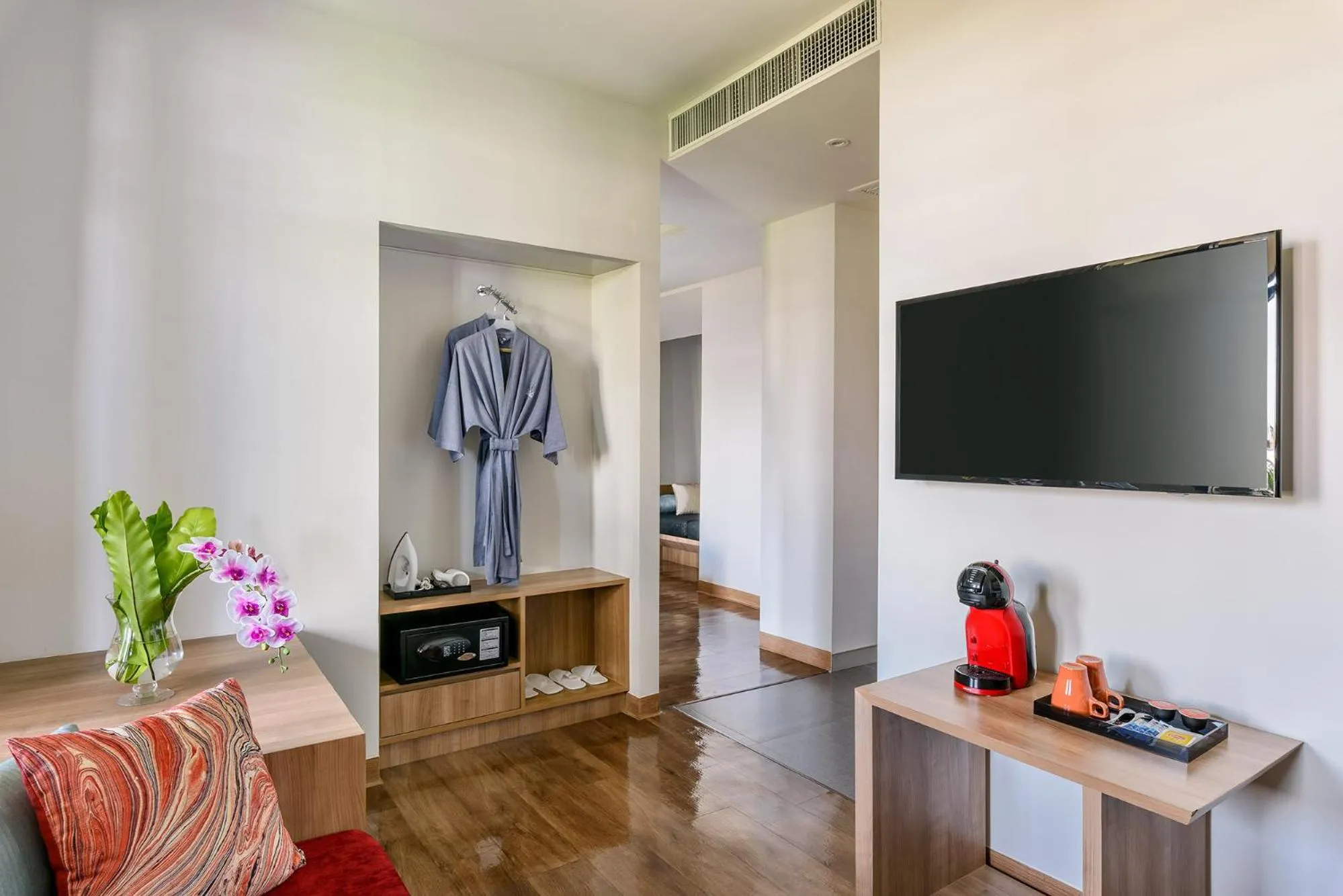 Living room in VELA be Bangkok Ratchathewi