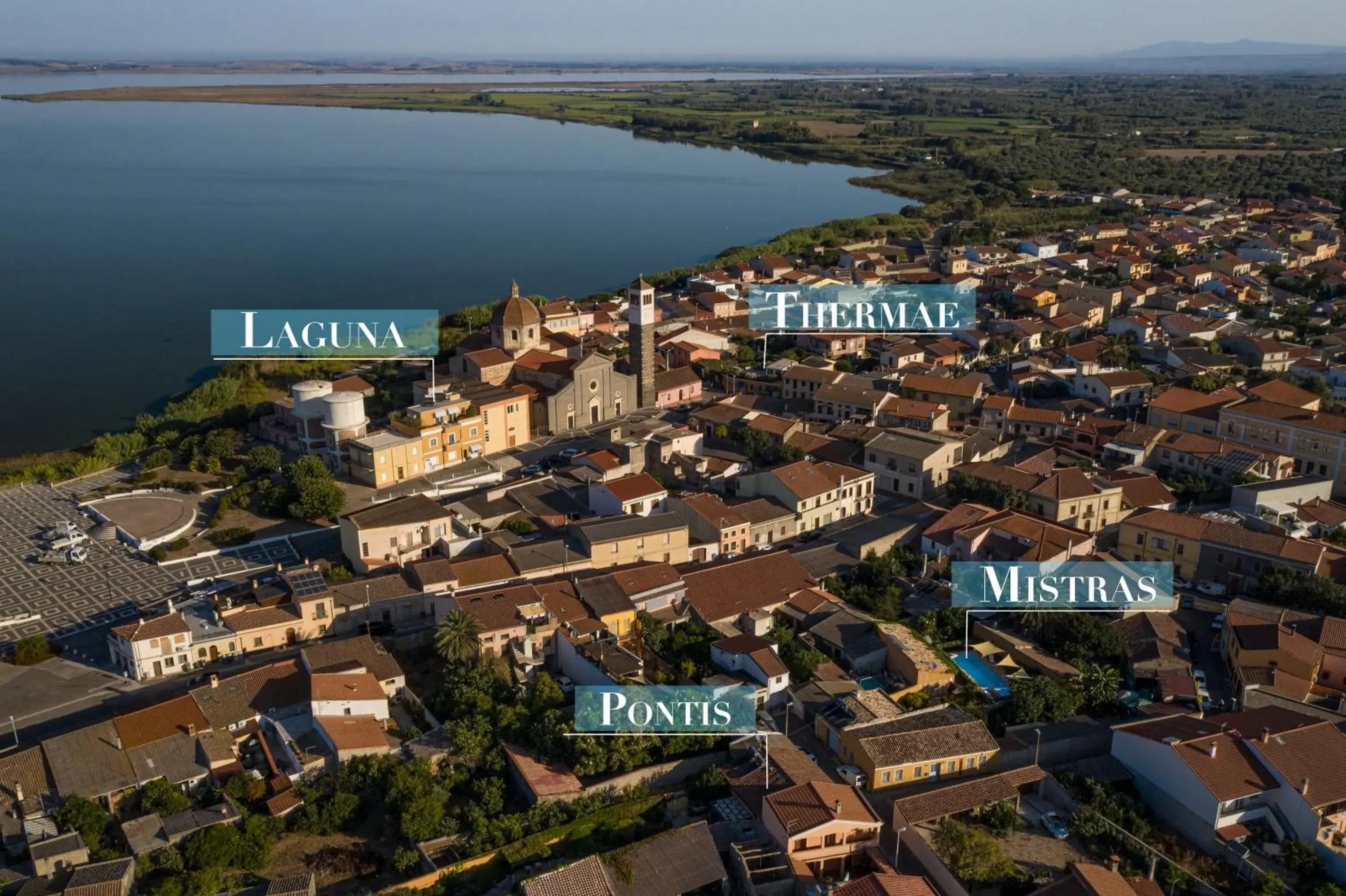 Bird's-eye View in Aquae Sinis Albergo Diffuso