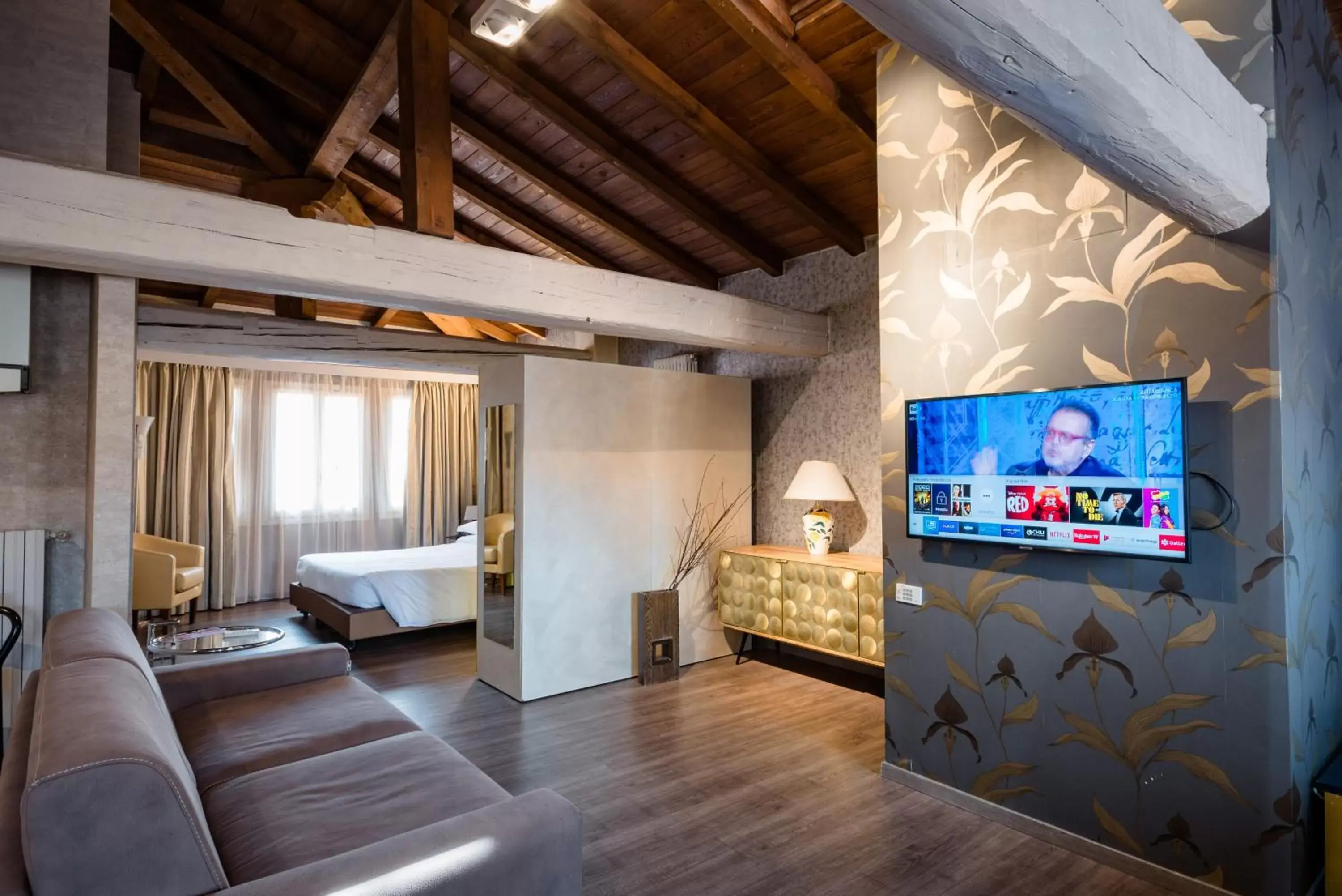 TV and multimedia, TV/Entertainment Center in Hotel Centrale