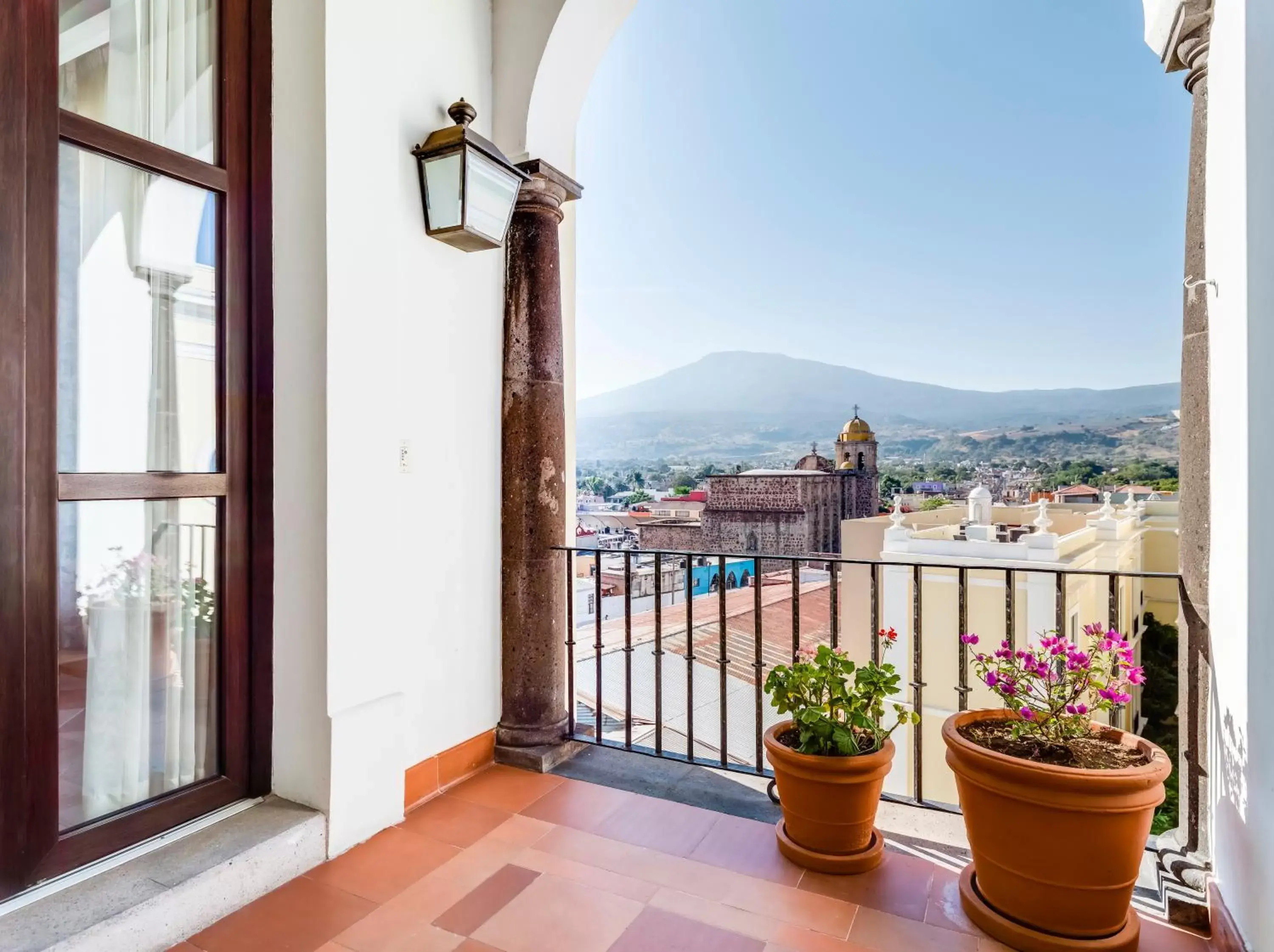 Balcony/Terrace, Mountain View in Hotel Solar de las Animas