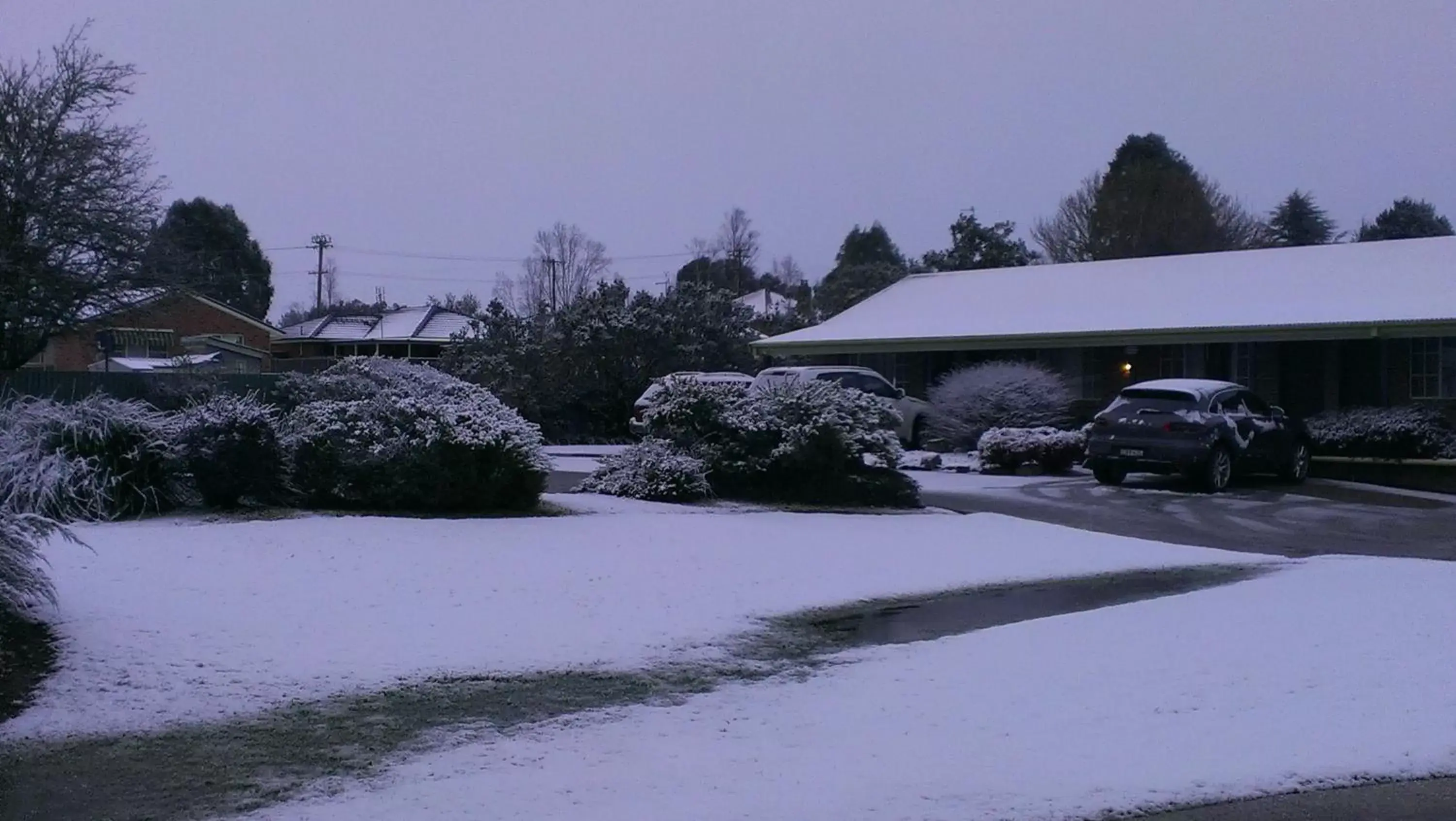 Winter in Highlands Motor Inn