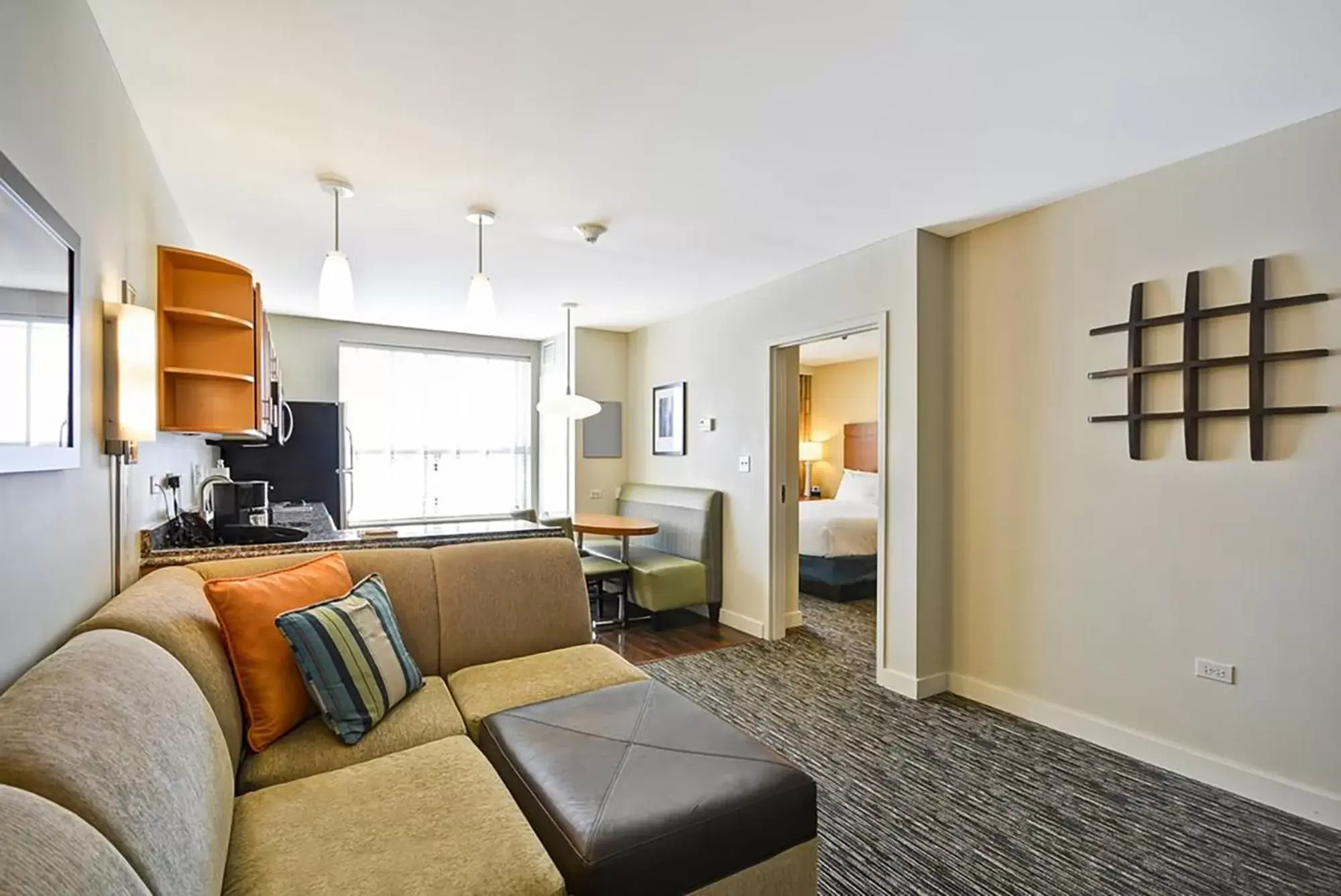 Living room, Seating Area in Hyatt House Naperville/Warrenville