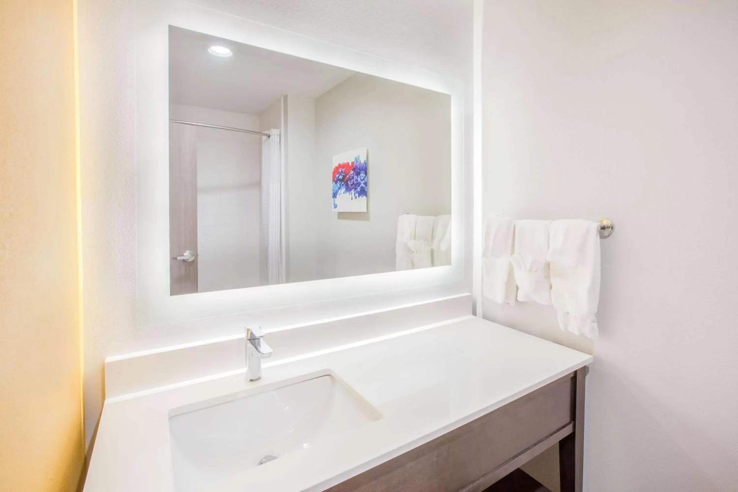 Bathroom in La Quinta by Wyndham Dallas Duncanville