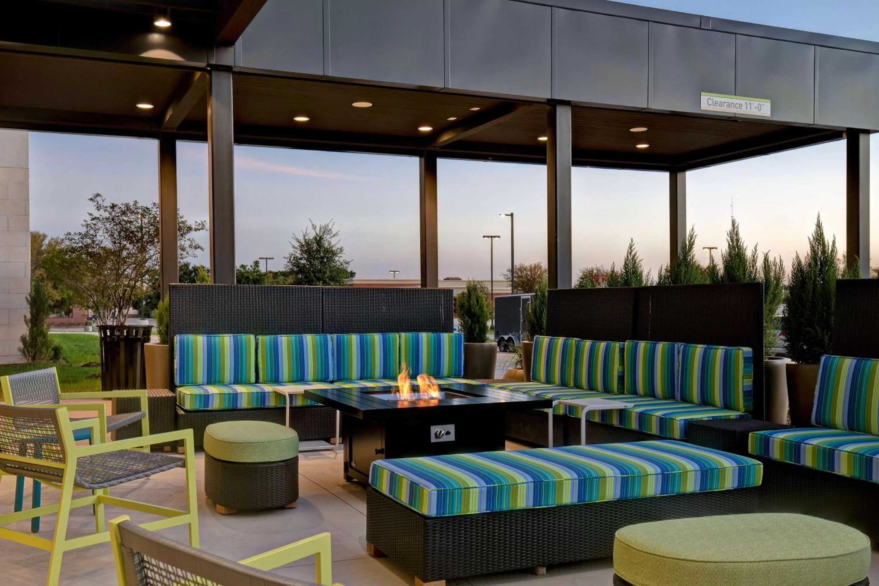 Patio in Home2 Suites By Hilton Lewisville Dallas
