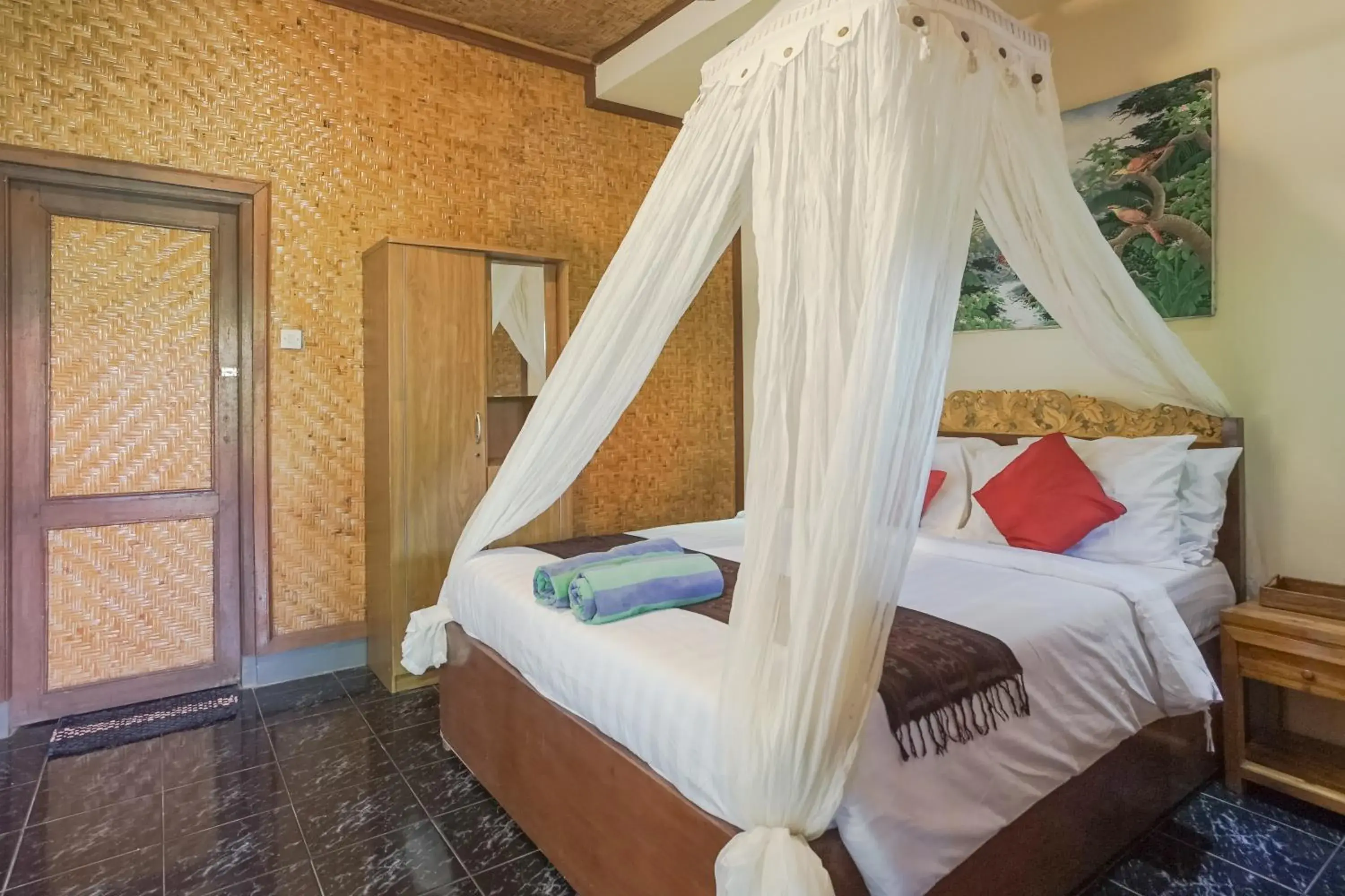 Bed in Ubud Kerta City Hotel