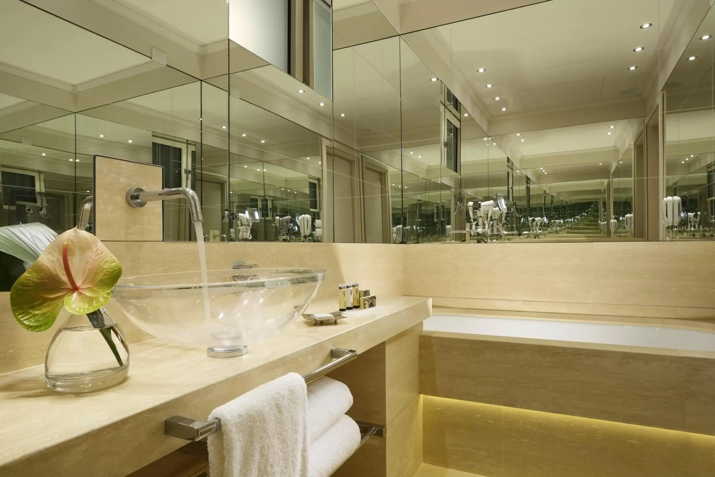 Bathroom in Grand Hotel Minerva