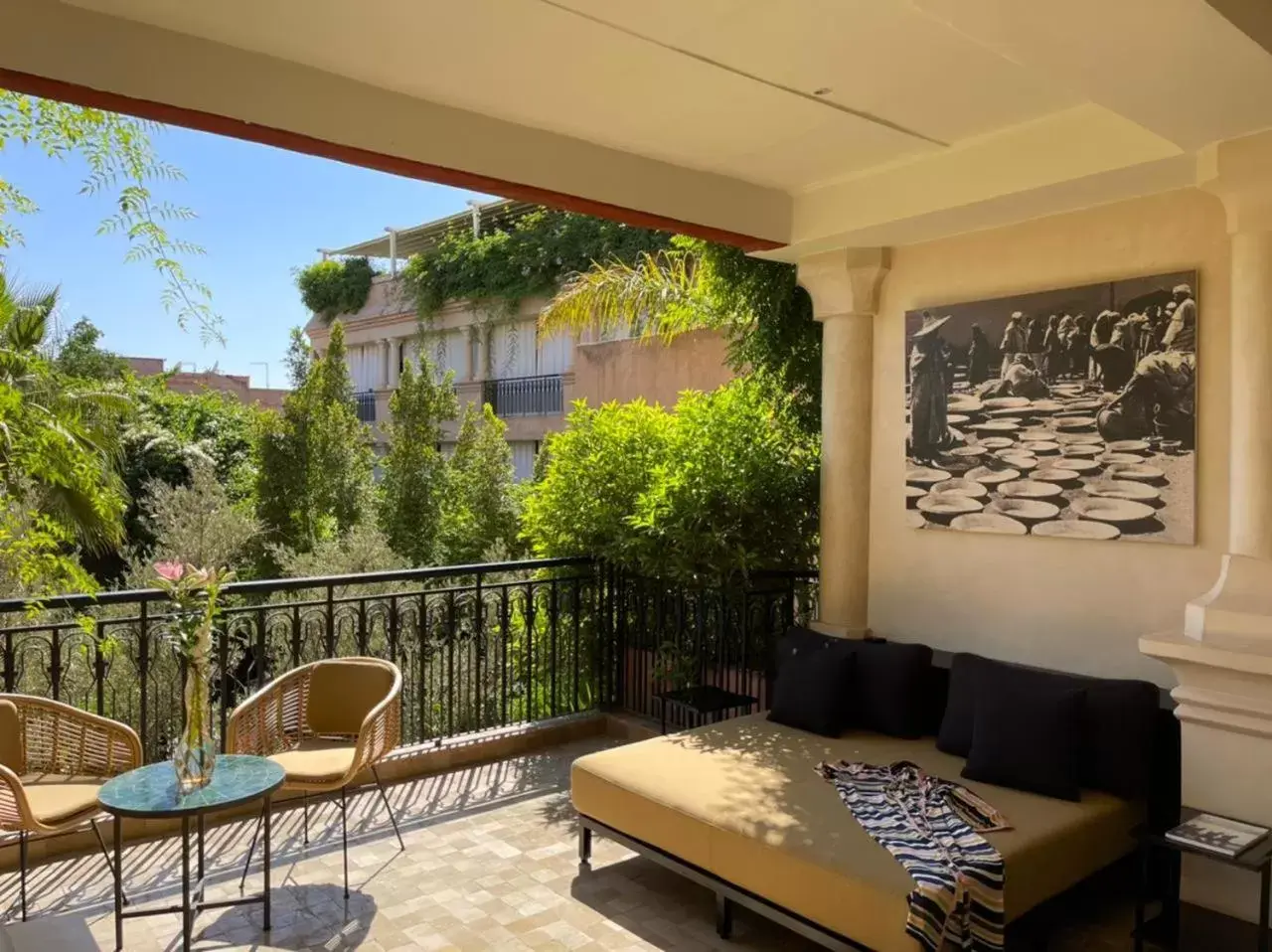 Balcony/Terrace in Les Jardins De La Koutoubia