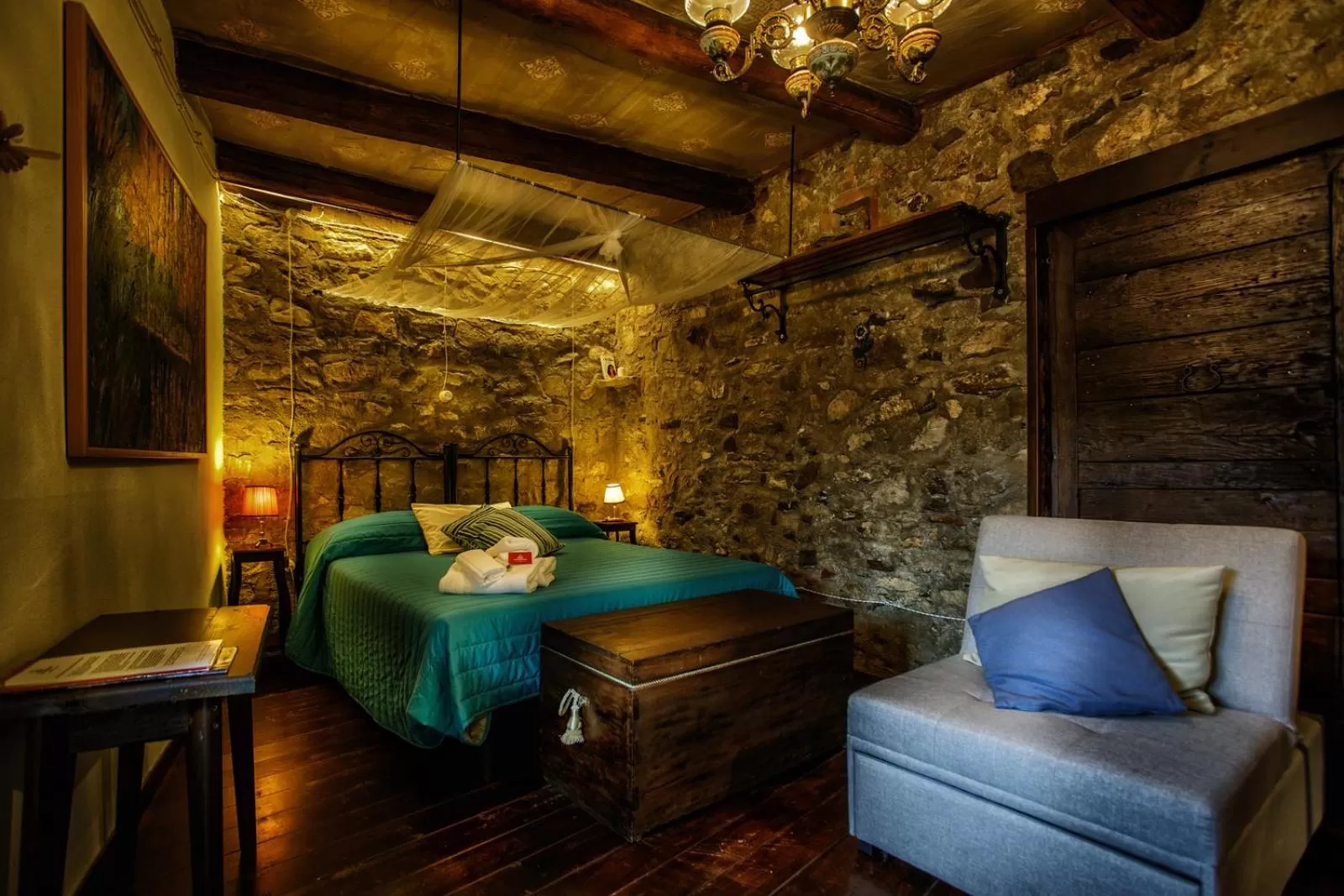 Bedroom, Bed in B&B La Voce del Fiume Dimora storica di Charme