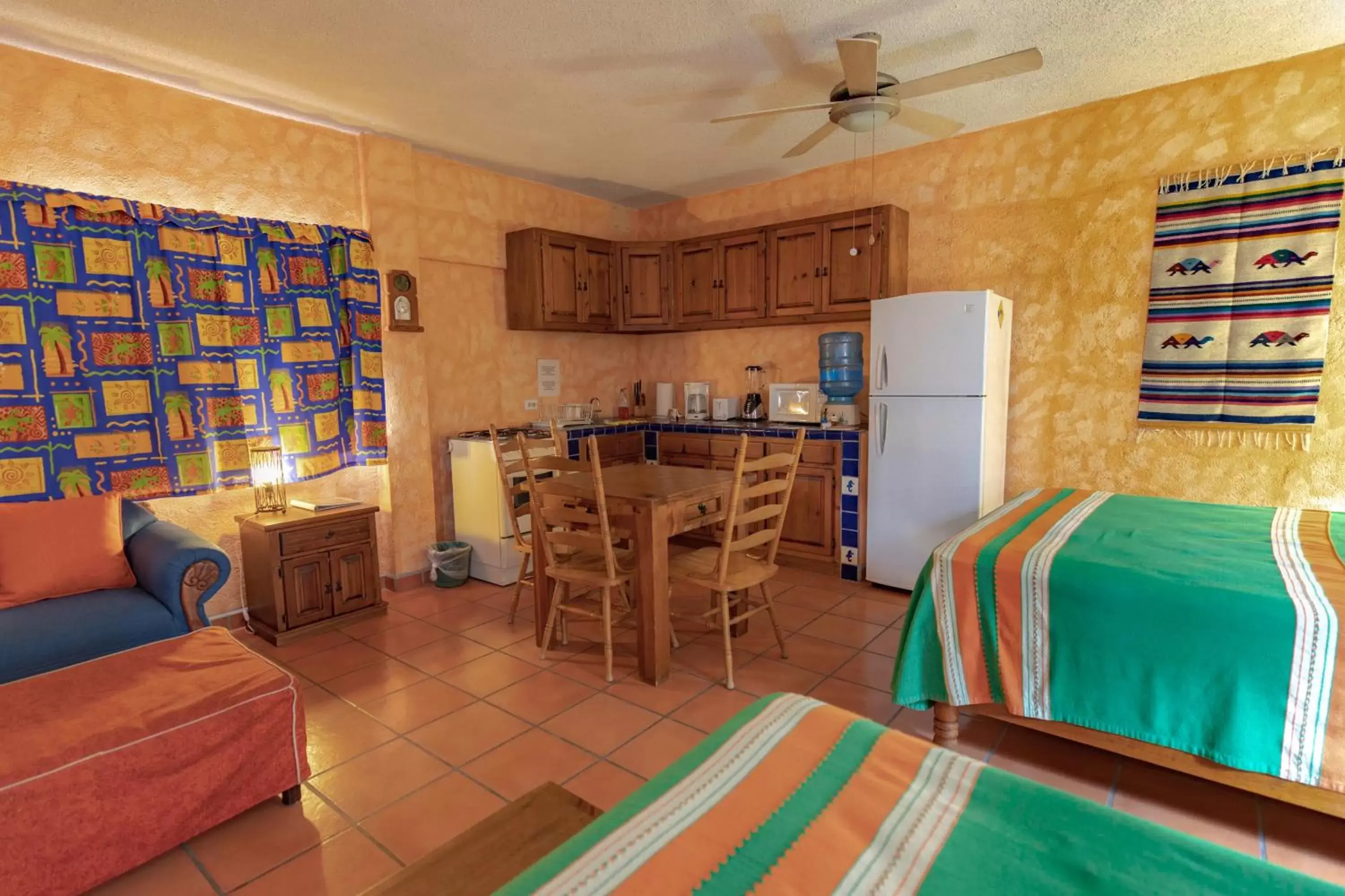 Kitchen or kitchenette in Hotel Posada Luna Sol