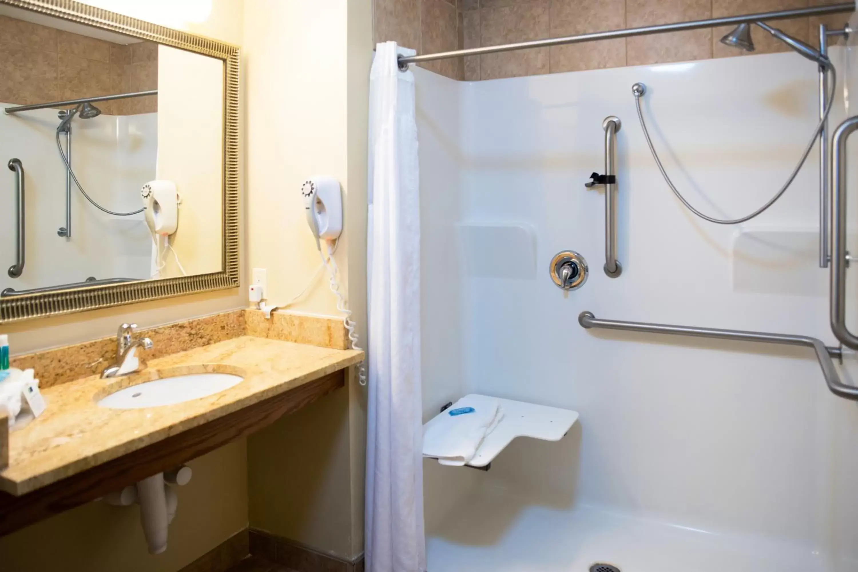 Bathroom in Holiday Inn Express Devils Lake, an IHG Hotel