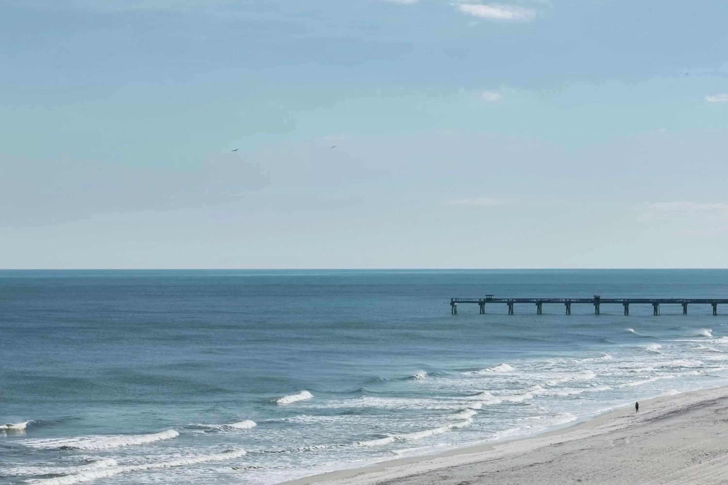 Property building, Beach in Hampton Inn Oceanfront Jacksonville Beach