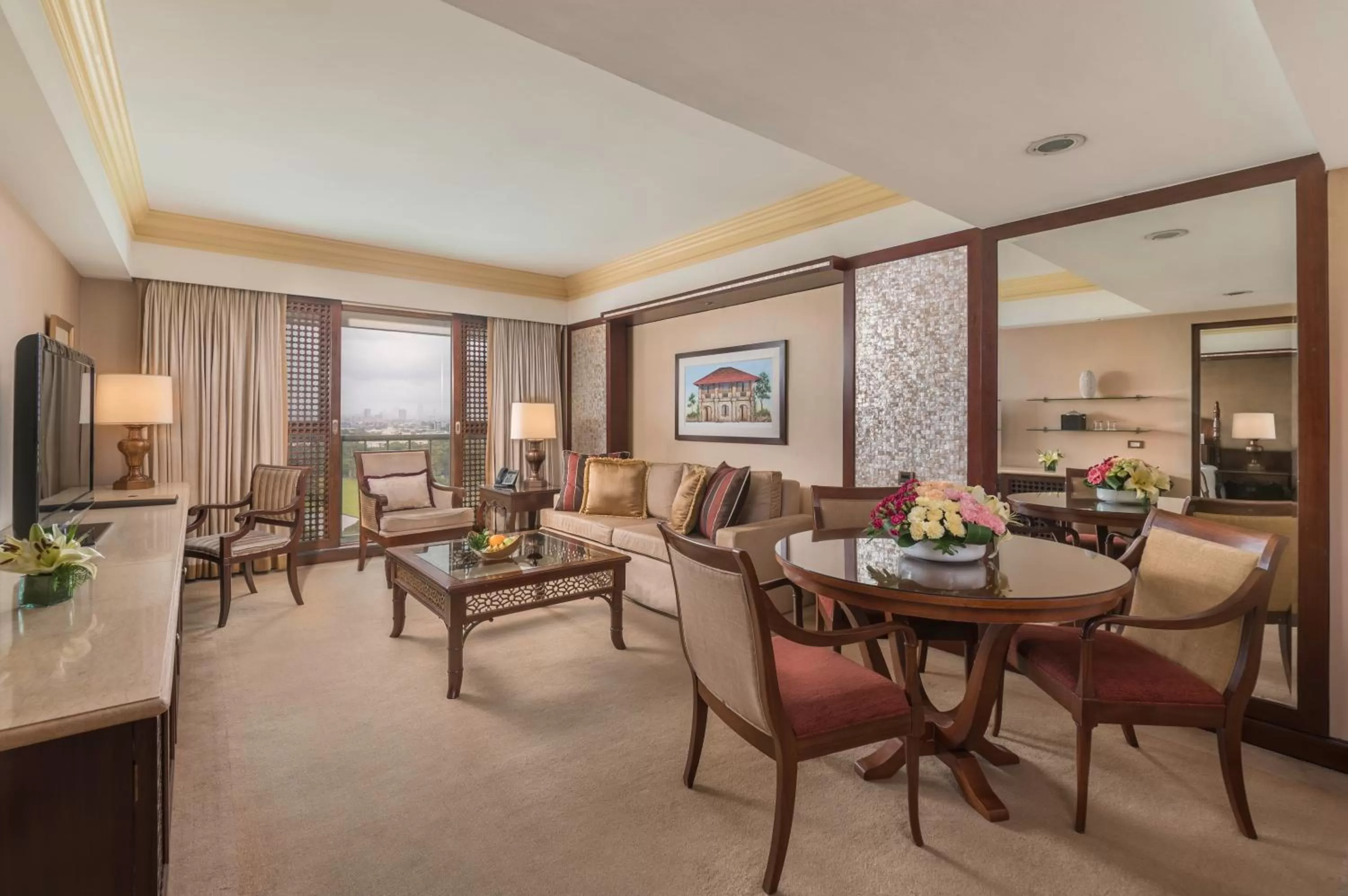 Living room in The Manila Hotel