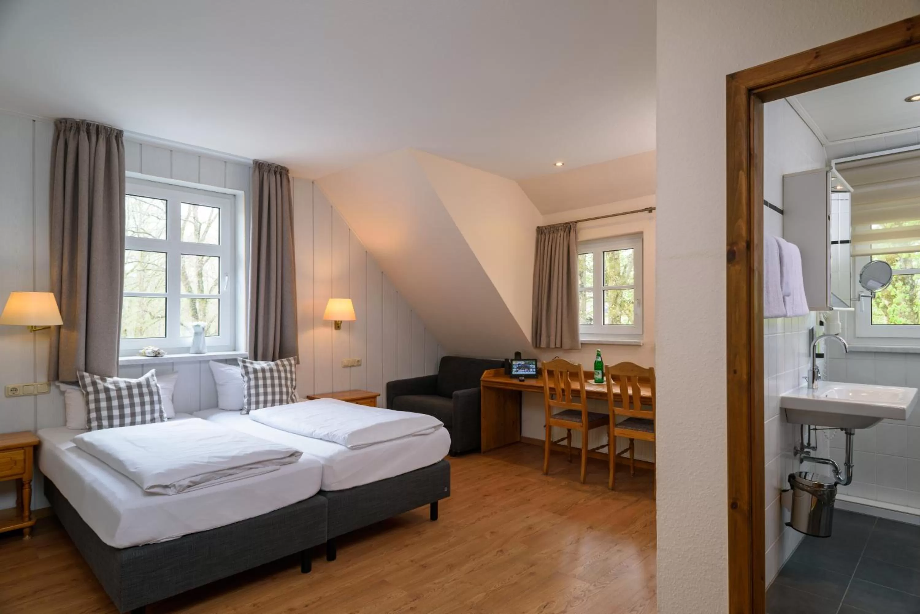 Photo of the whole room, Bed in Hotel Zum Harzer