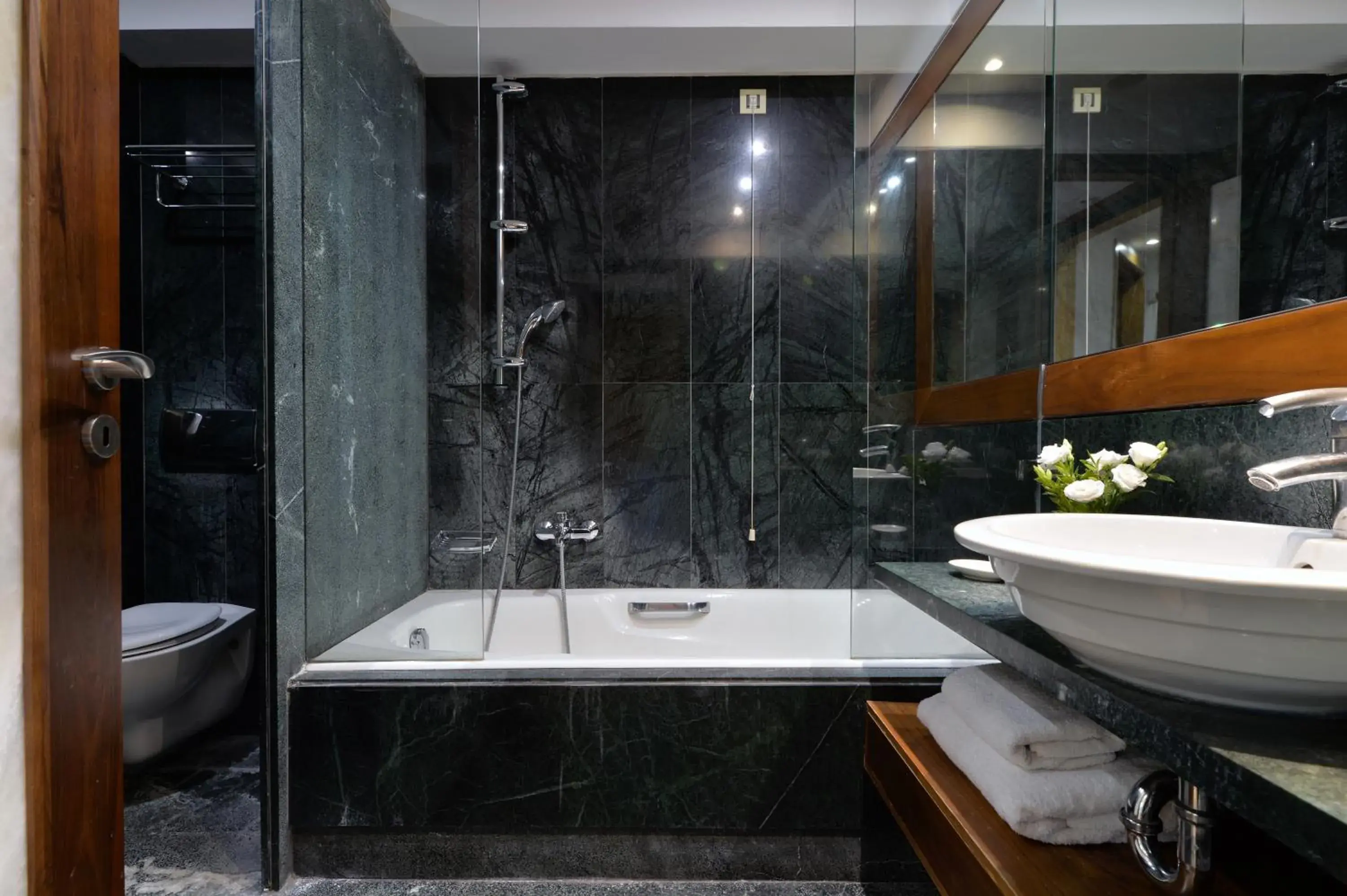 Shower, Bathroom in Athenaeum Eridanus Luxury Hotel