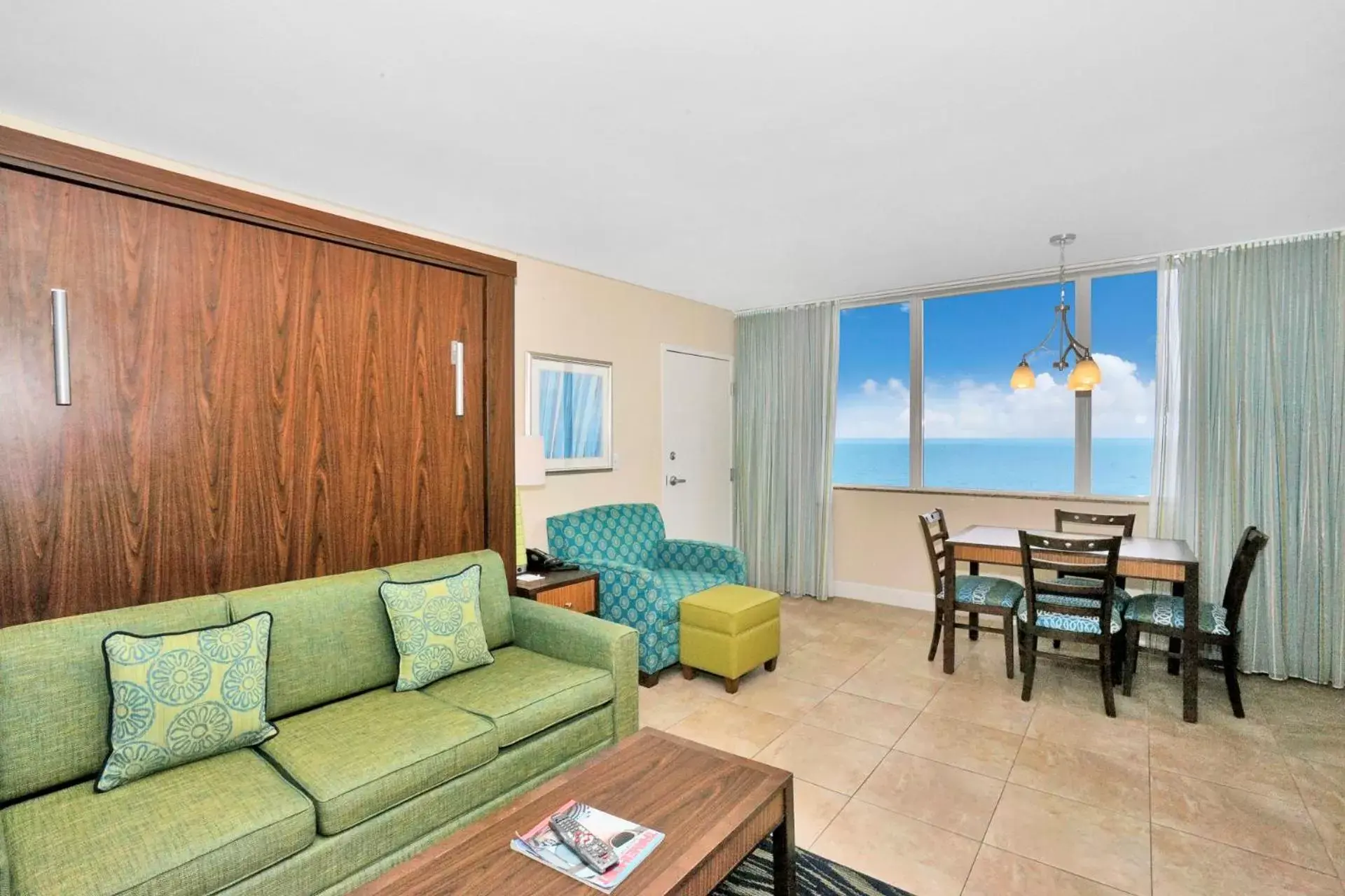 Living room, Seating Area in Hollywood Beach Tower by Capital Vacations