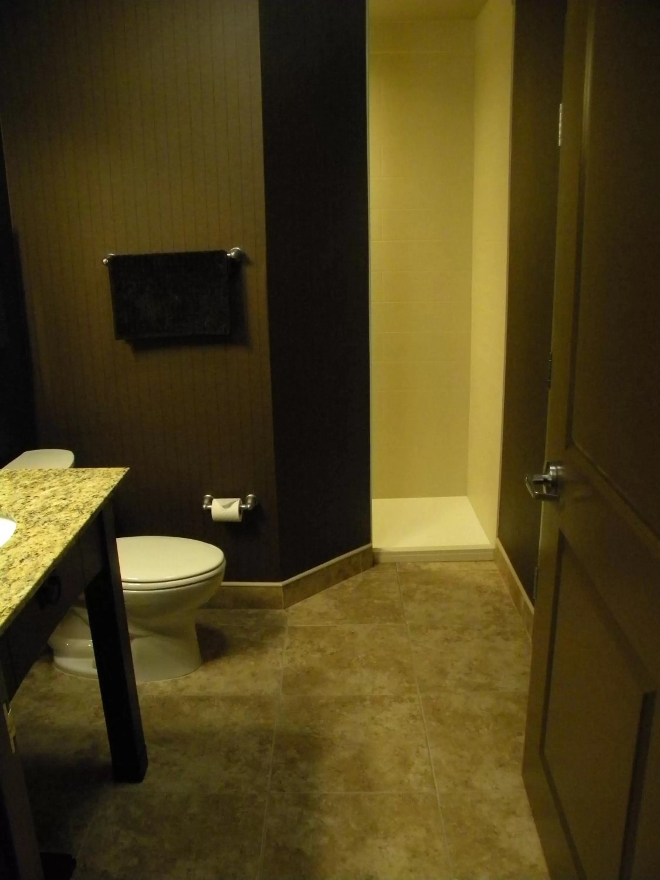 Toilet in Teddy's Residential Suites Watford City