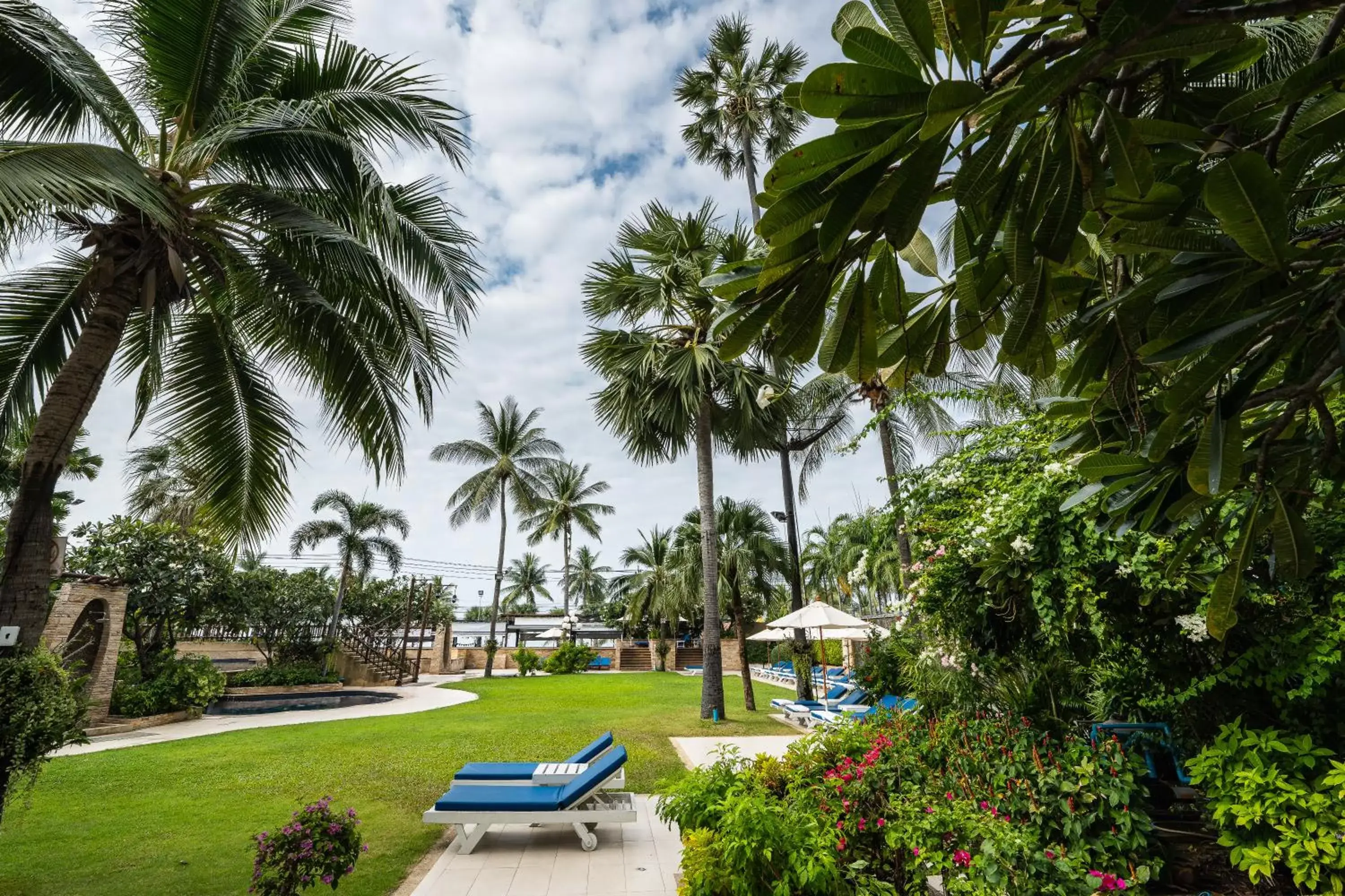 Natural landscape, Garden in Jomtien Palm Beach Hotel and Resort - SHA Extra Plus