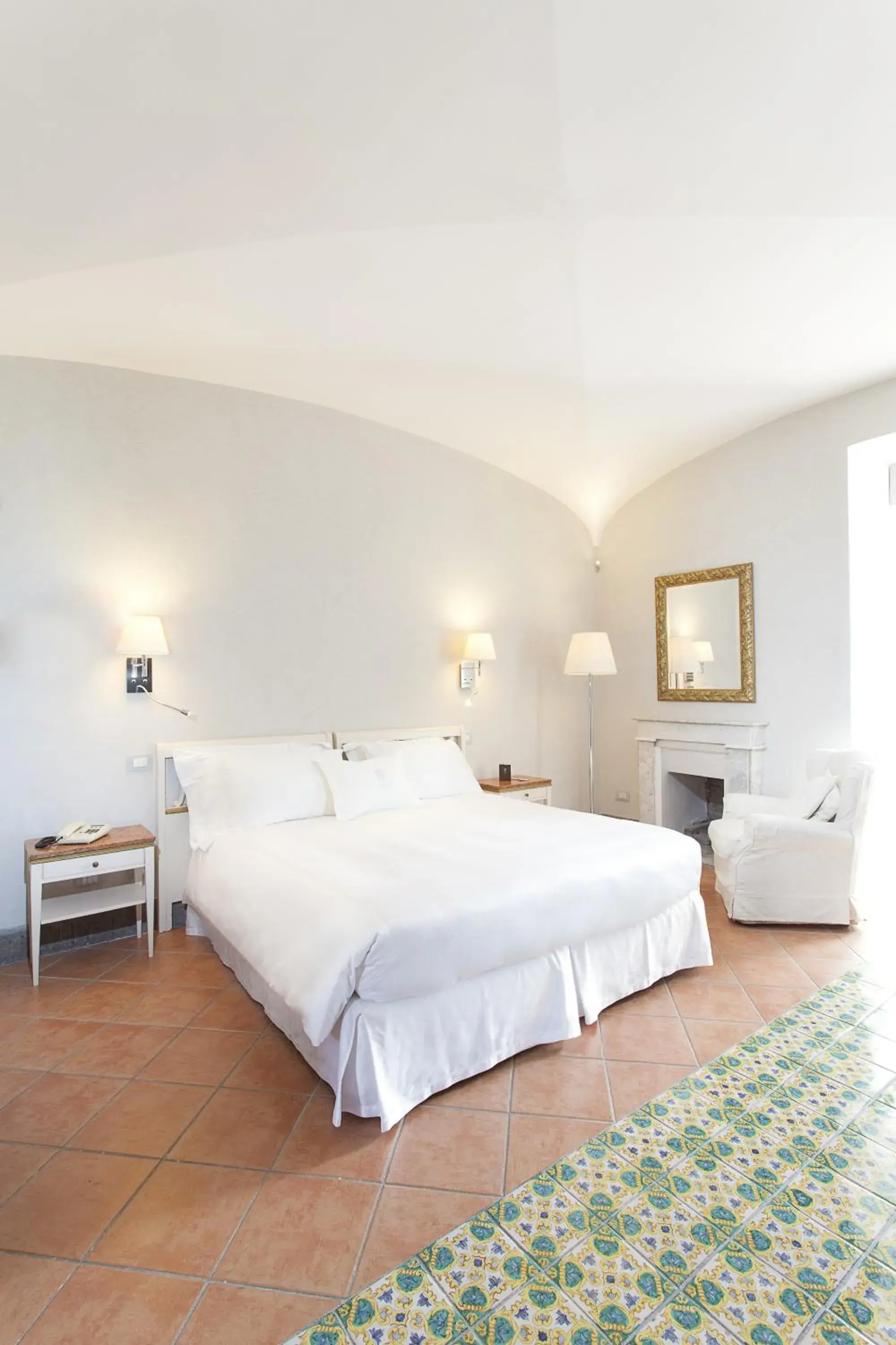 Bedroom, Bed in Grand Hotel Cocumella