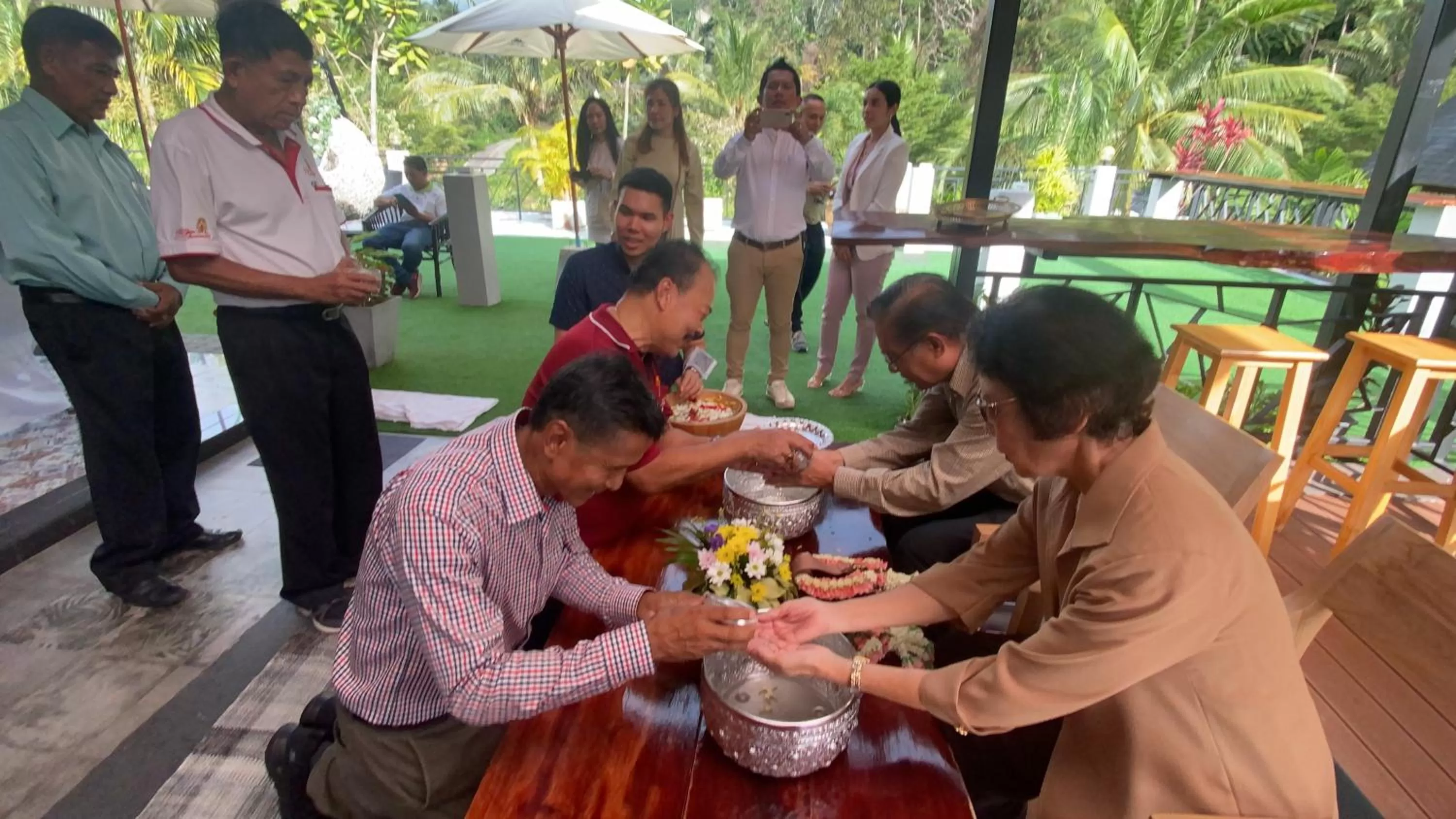 Family in The Scene Cliff View Villas