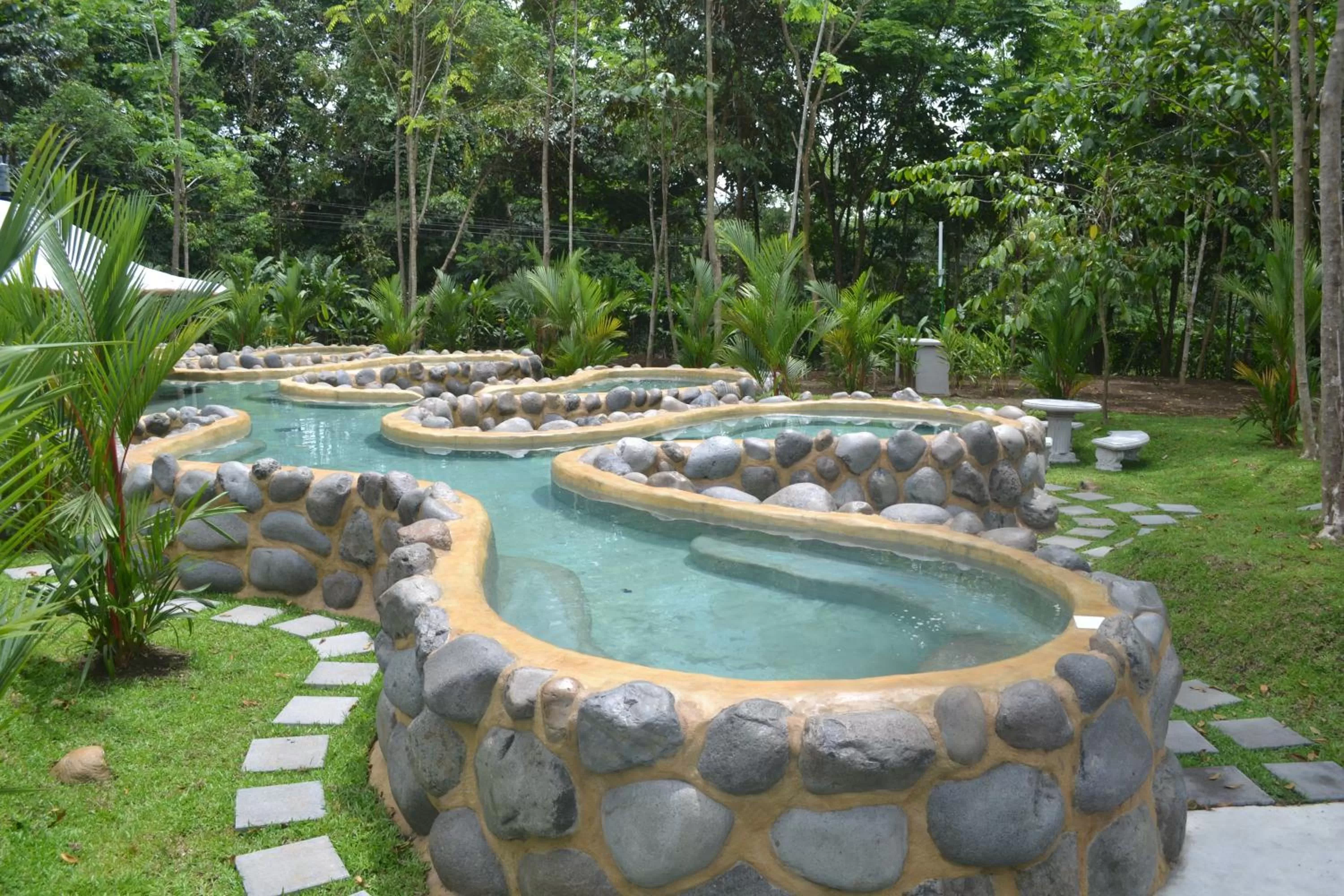 Hot Spring Bath in Volcano Lodge, Hotel & Thermal Experience