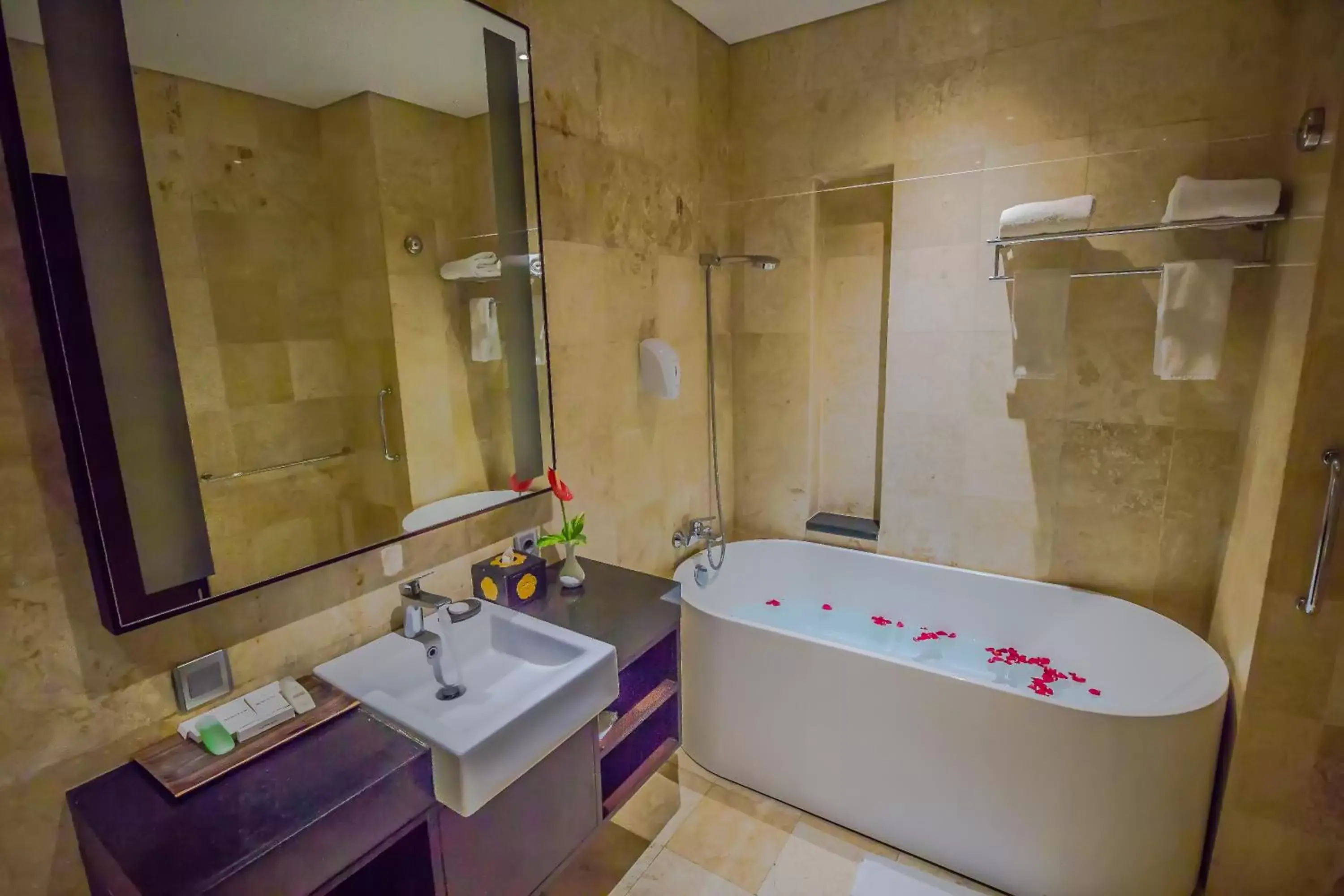 Shower, Bathroom in The Lokha Legian Resort & Spa