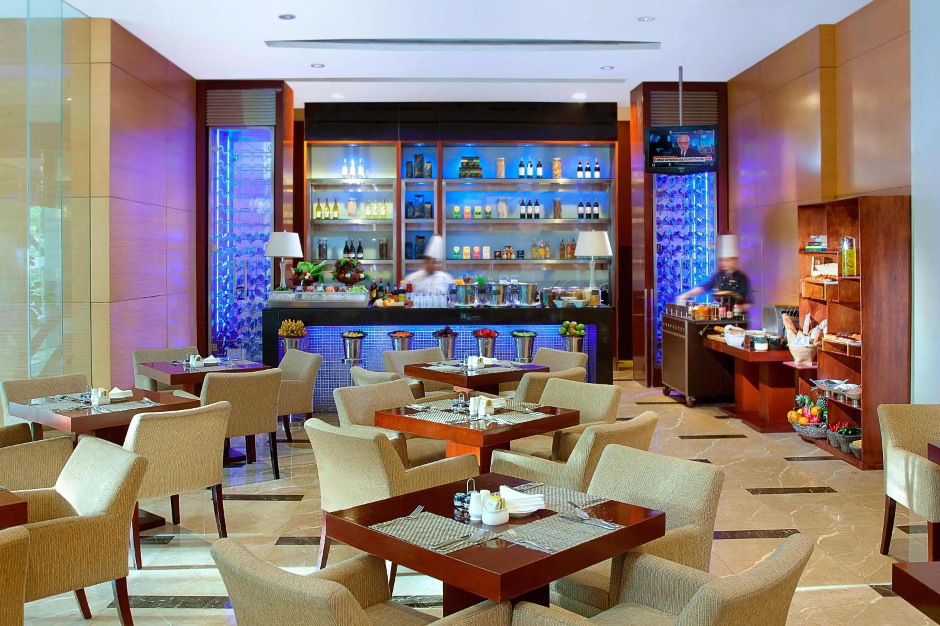 Restaurant/places to eat in The Mayflower, Jakarta-Marriott Executive Apartments