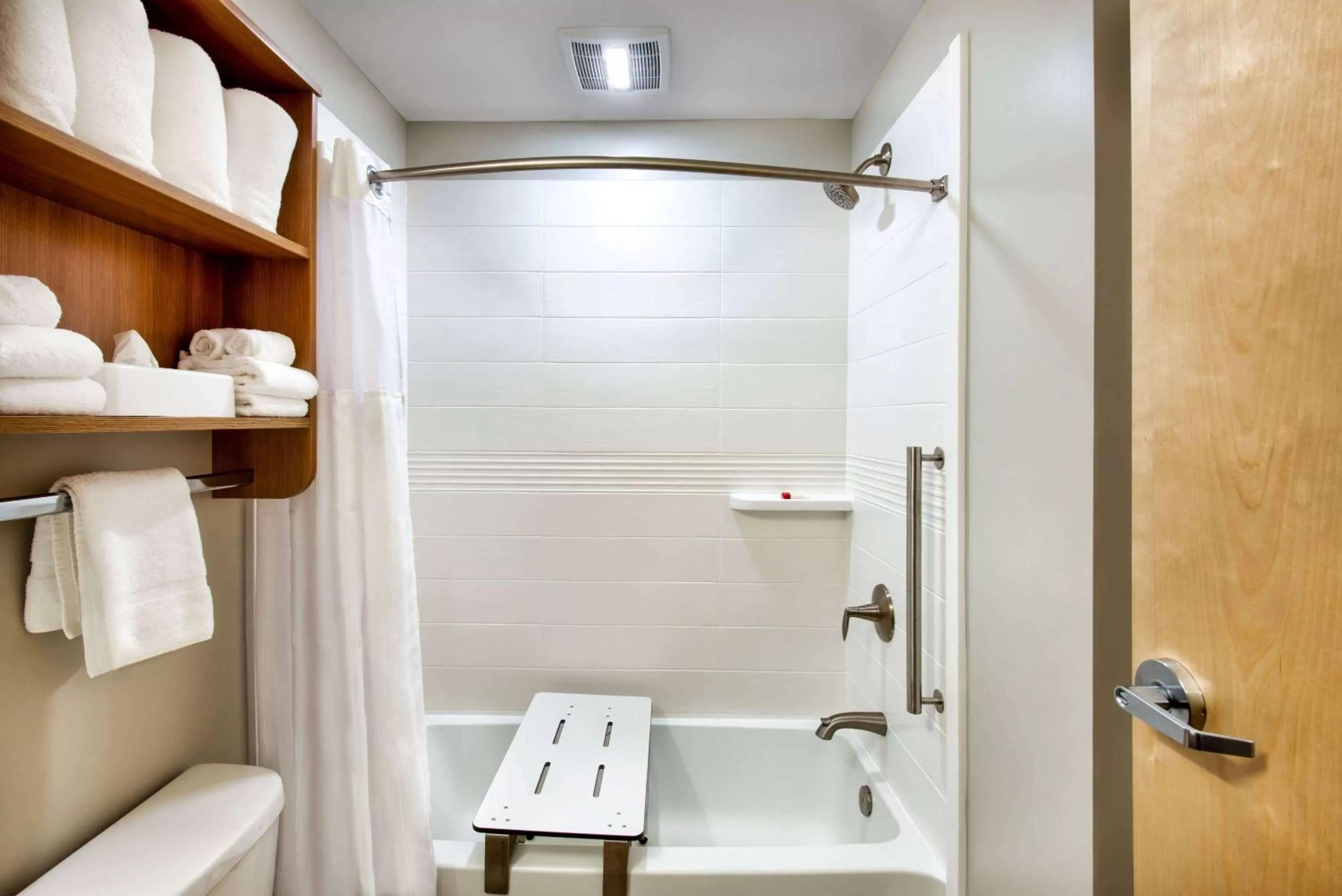 Bathroom in Microtel Inn & Suites by Wyndham Farmington